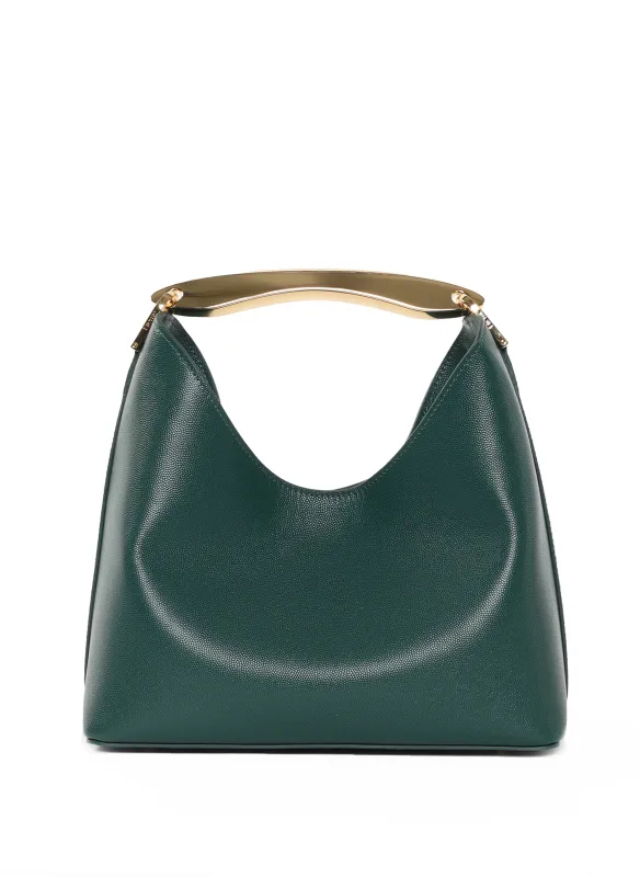 Boomerang Caviar Leather Forest Green sold by Elleme