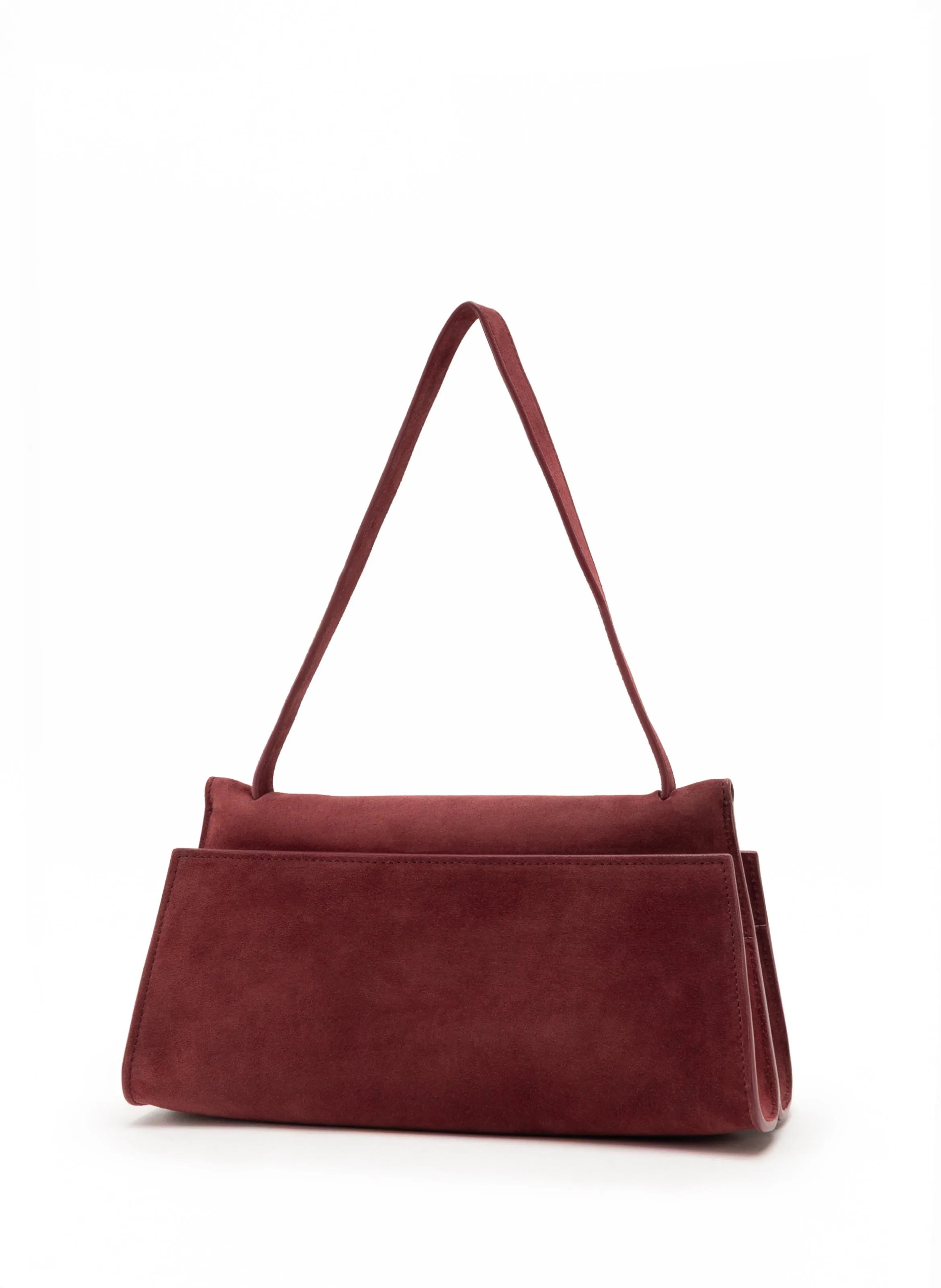 Long Papillon Suede Burgundy sold by Elleme product image thumbnail 2