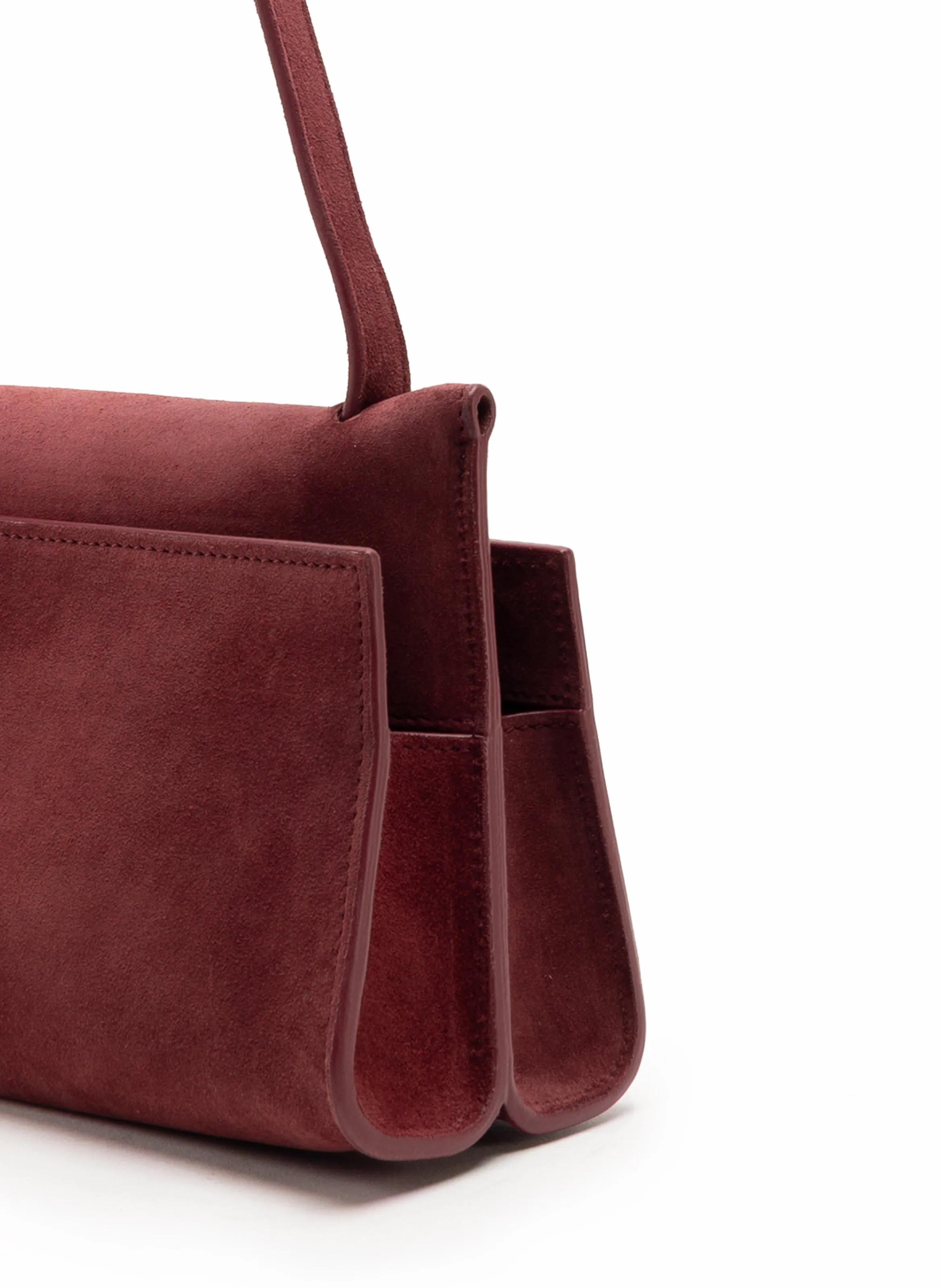 Long Papillon Suede Burgundy sold by Elleme product image thumbnail 3