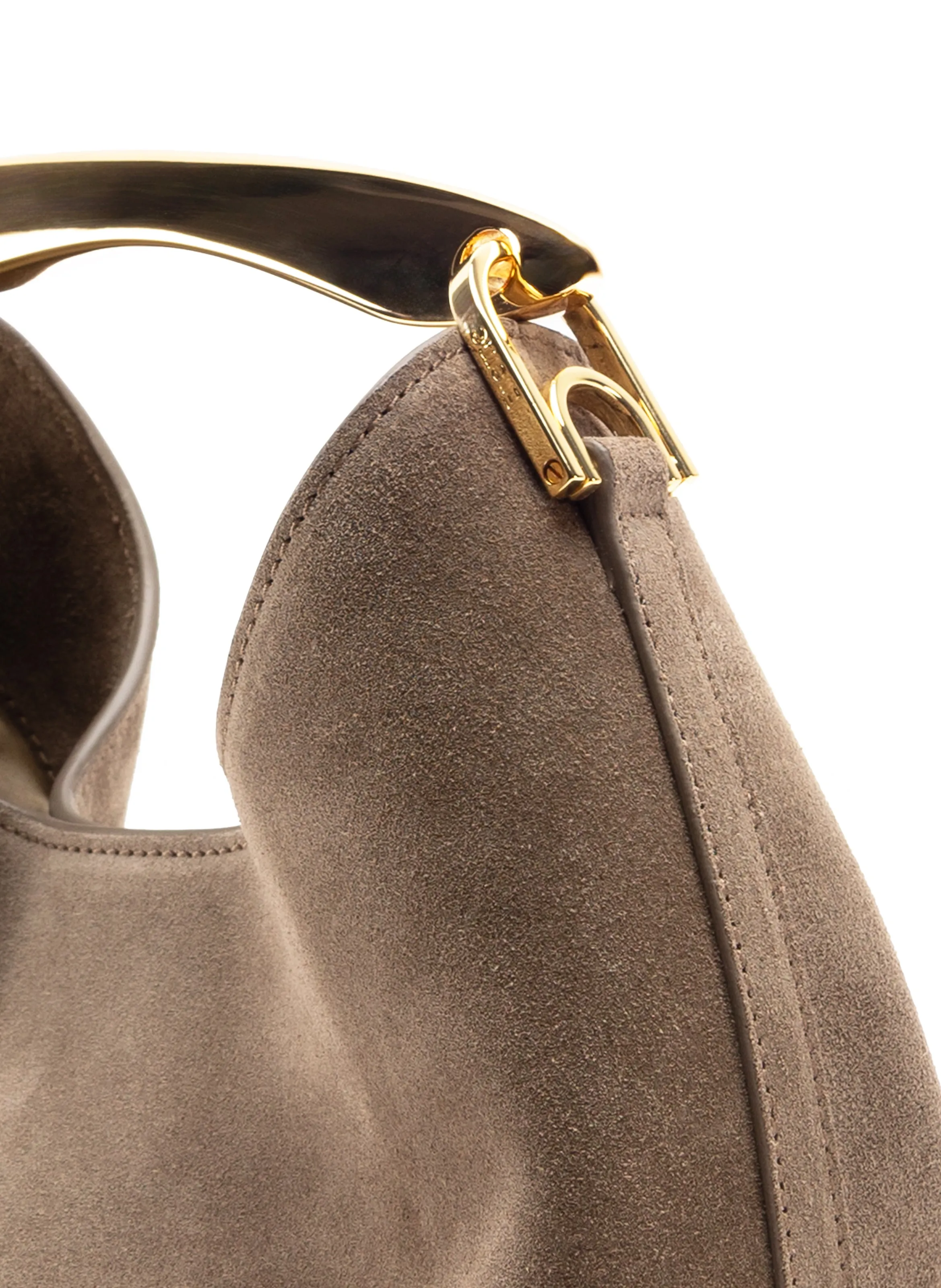 Small Boomerang Suede Taupe sold by Elleme product image thumbnail 3