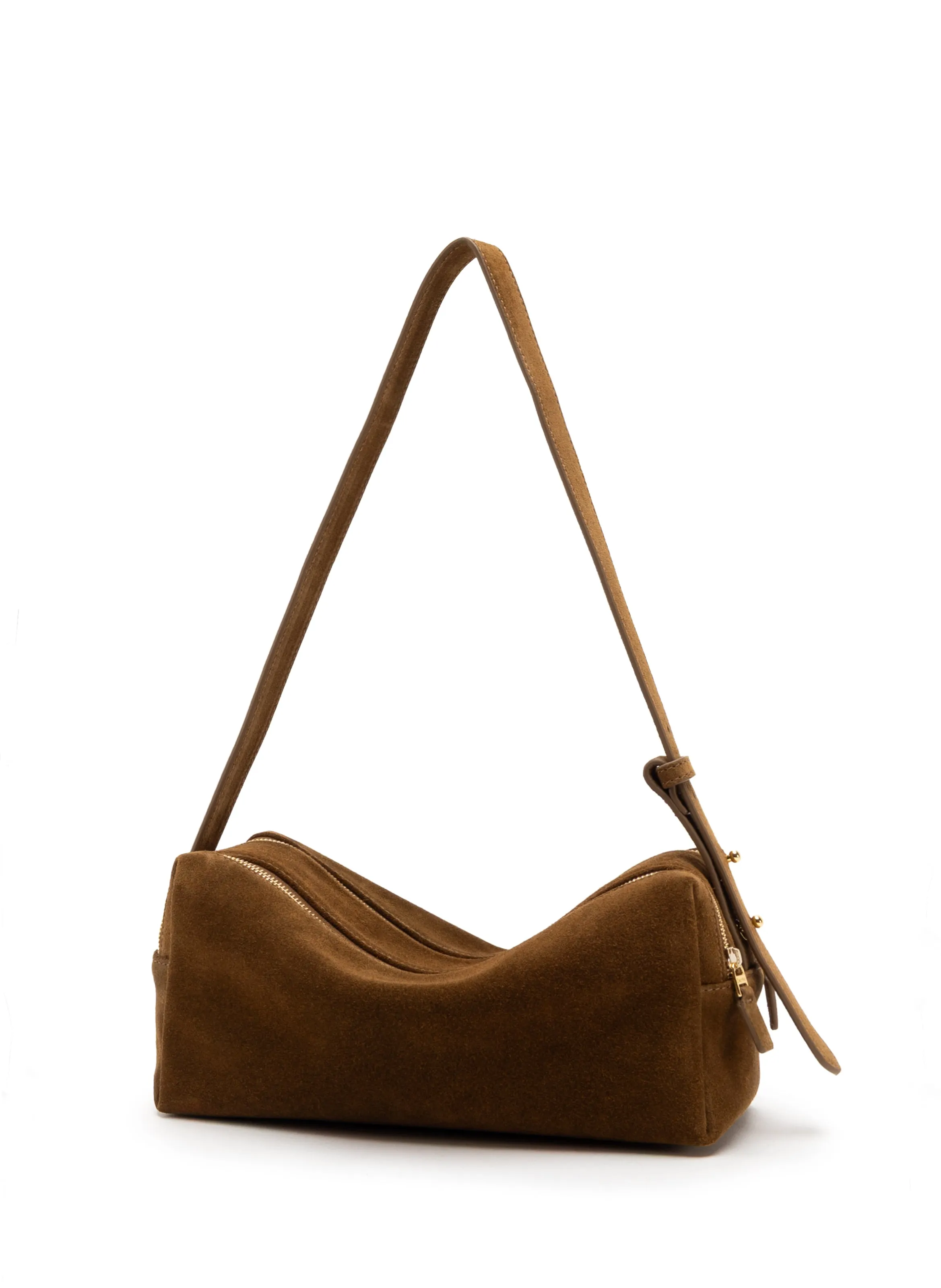 Trousse Suede Tabacco sold by Elleme product image thumbnail 2