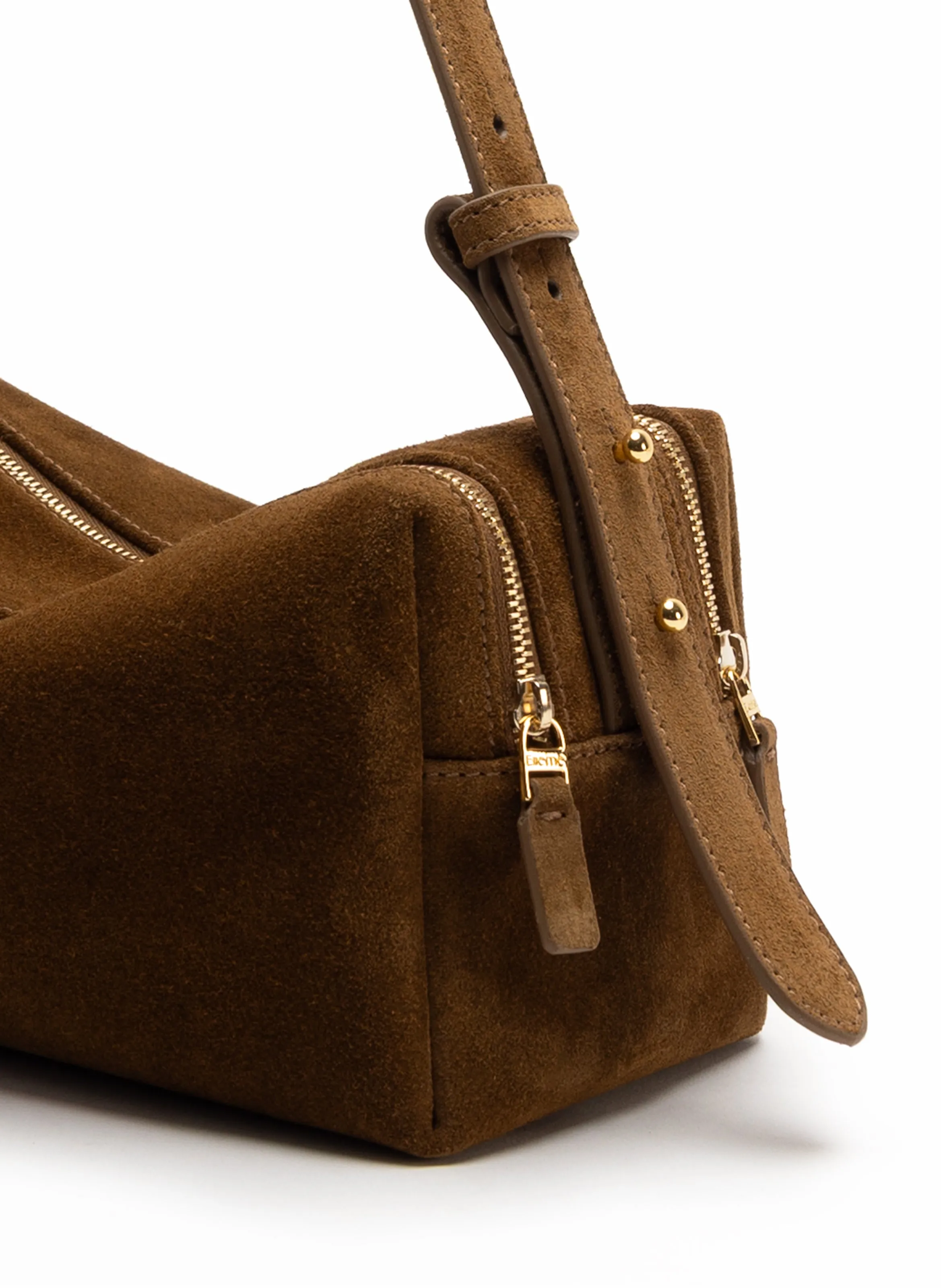 Trousse Suede Tabacco sold by Elleme product image thumbnail 4