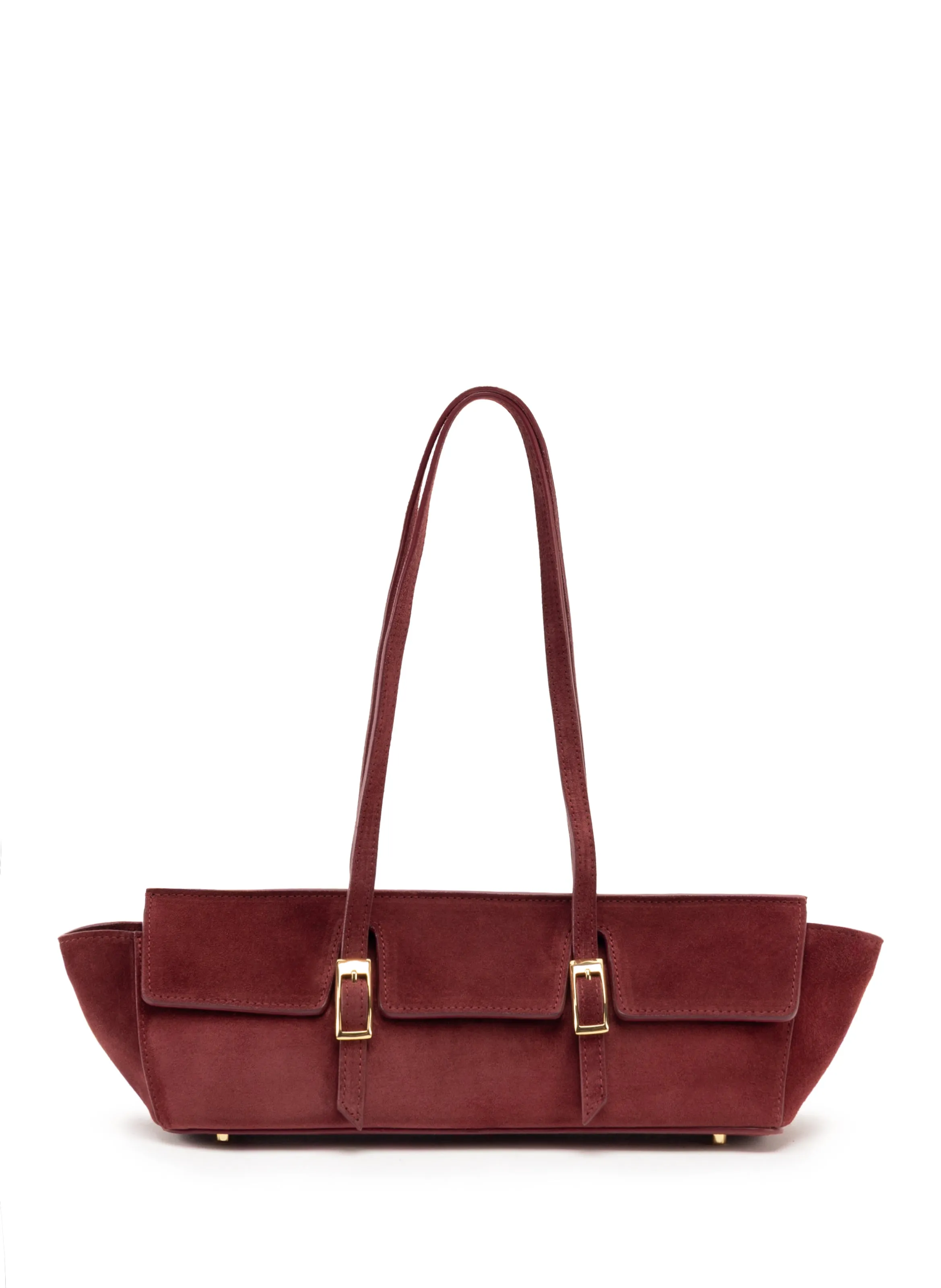 Le Bateau Suede Burgundy sold by Elleme