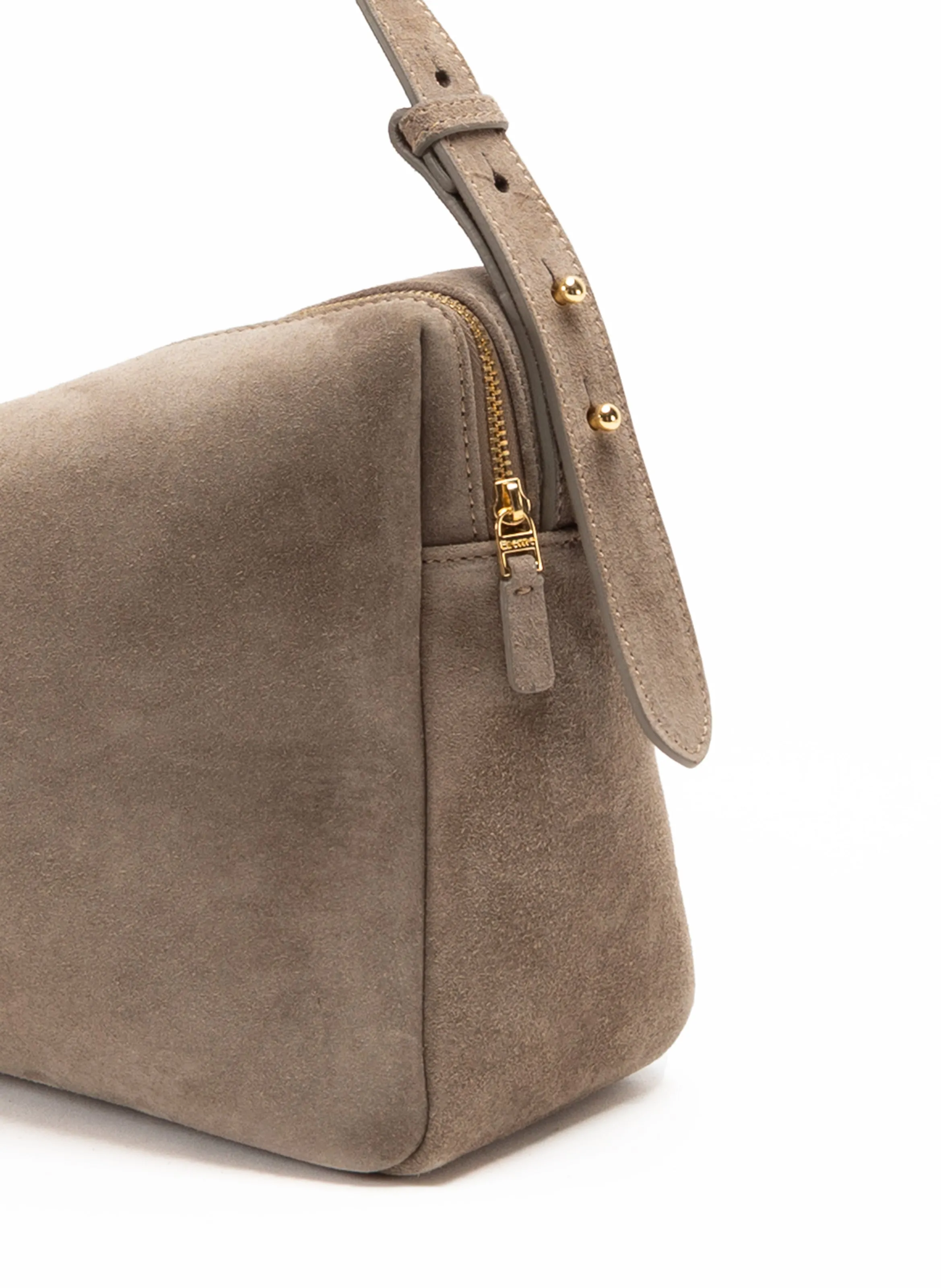 Trousse Large Suede Taupe sold by Elleme product image thumbnail 3