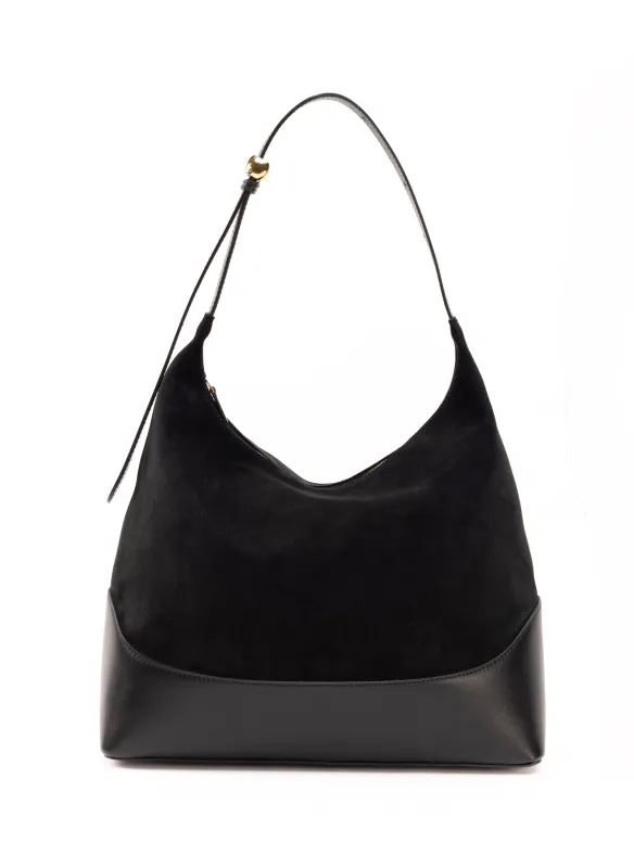 Loop Large Suede/Leather Black sold by Elleme