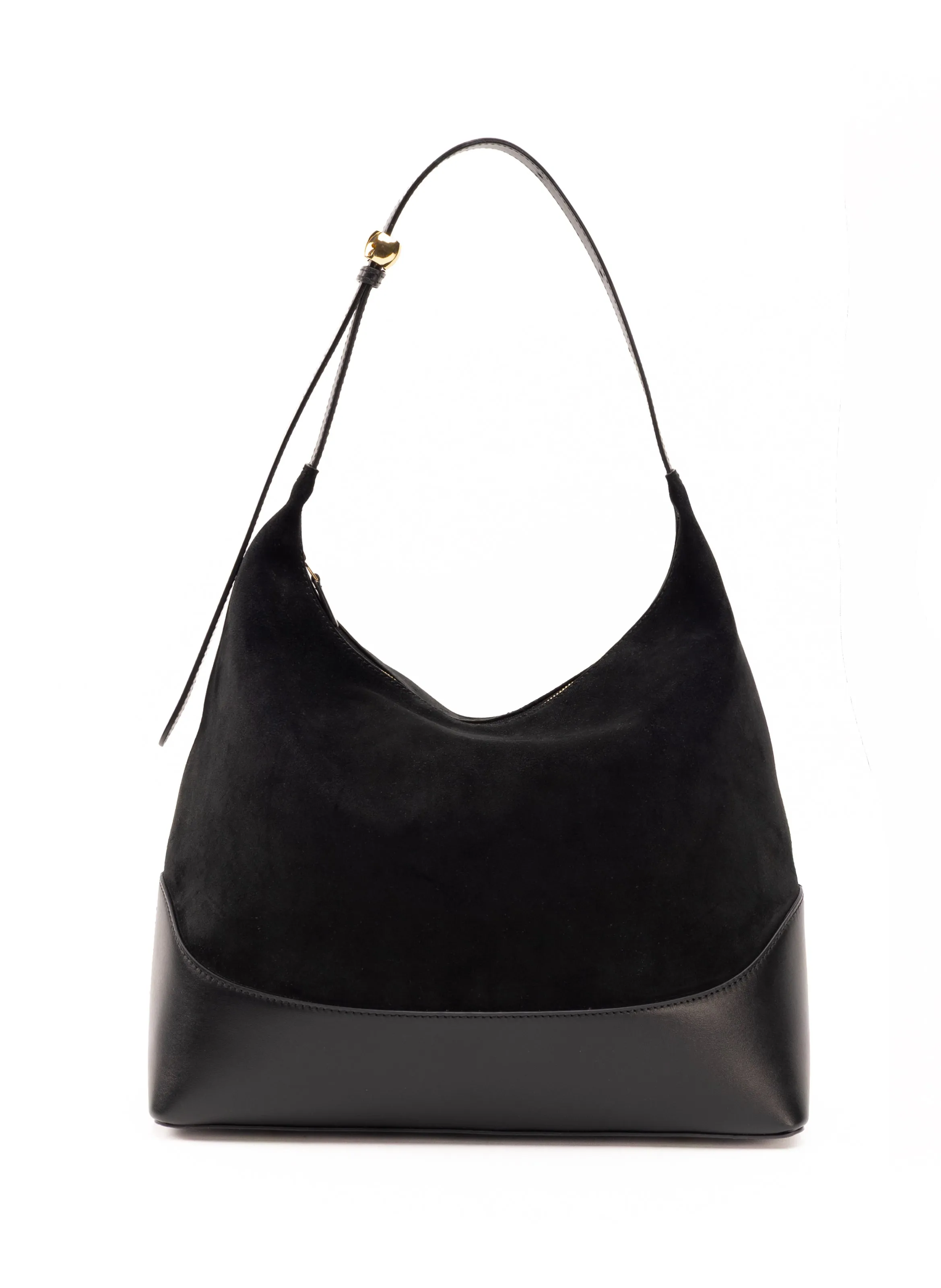 Loop Large Suede/Leather Black sold by Elleme