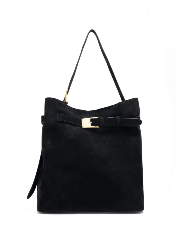 Belt Bag Suede Black sold by Elleme