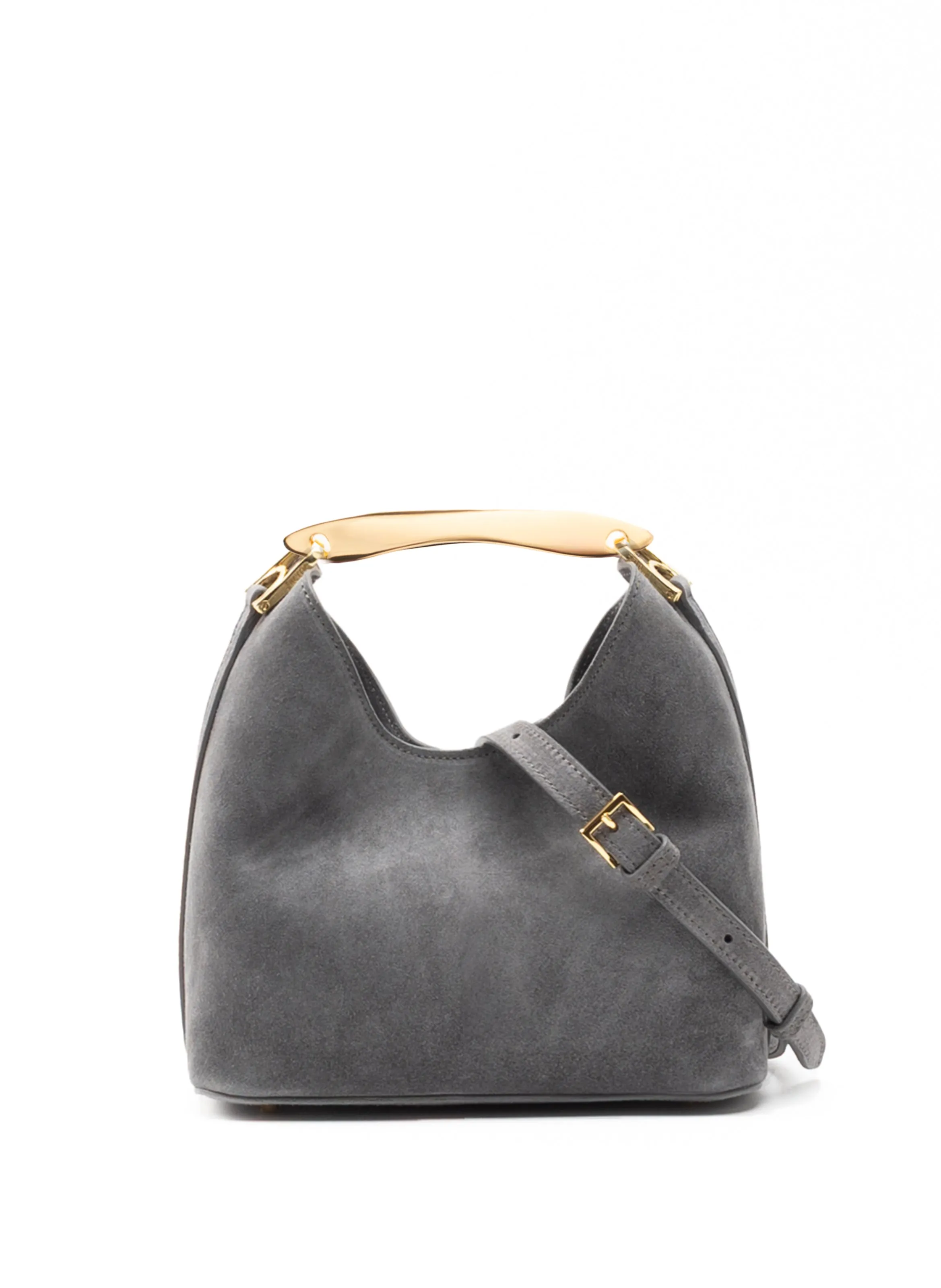 Small Boomerang Suede Grey - Gold sold by Elleme product image thumbnail 3