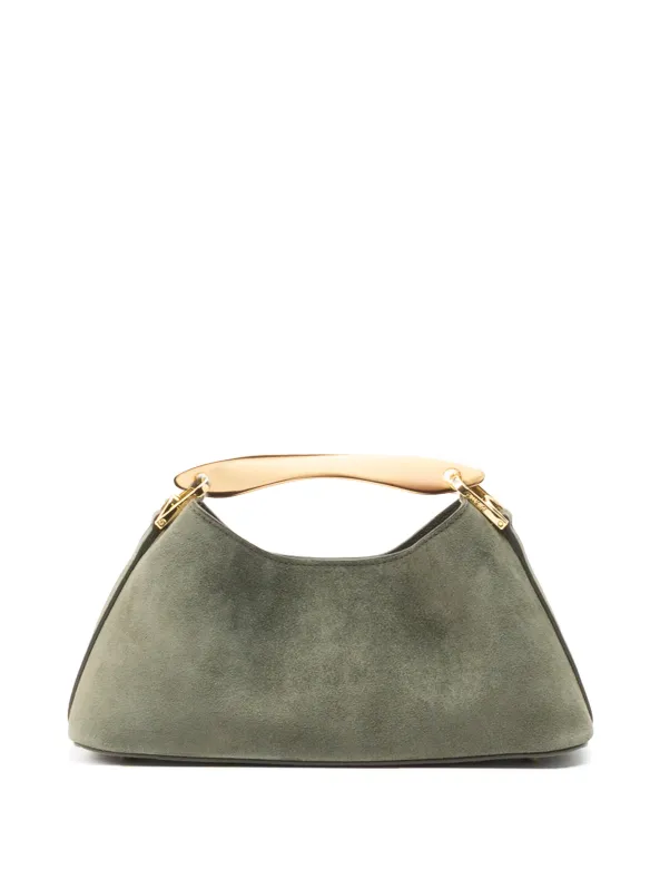 Mini Boomerang Suede Khaki sold by Elleme