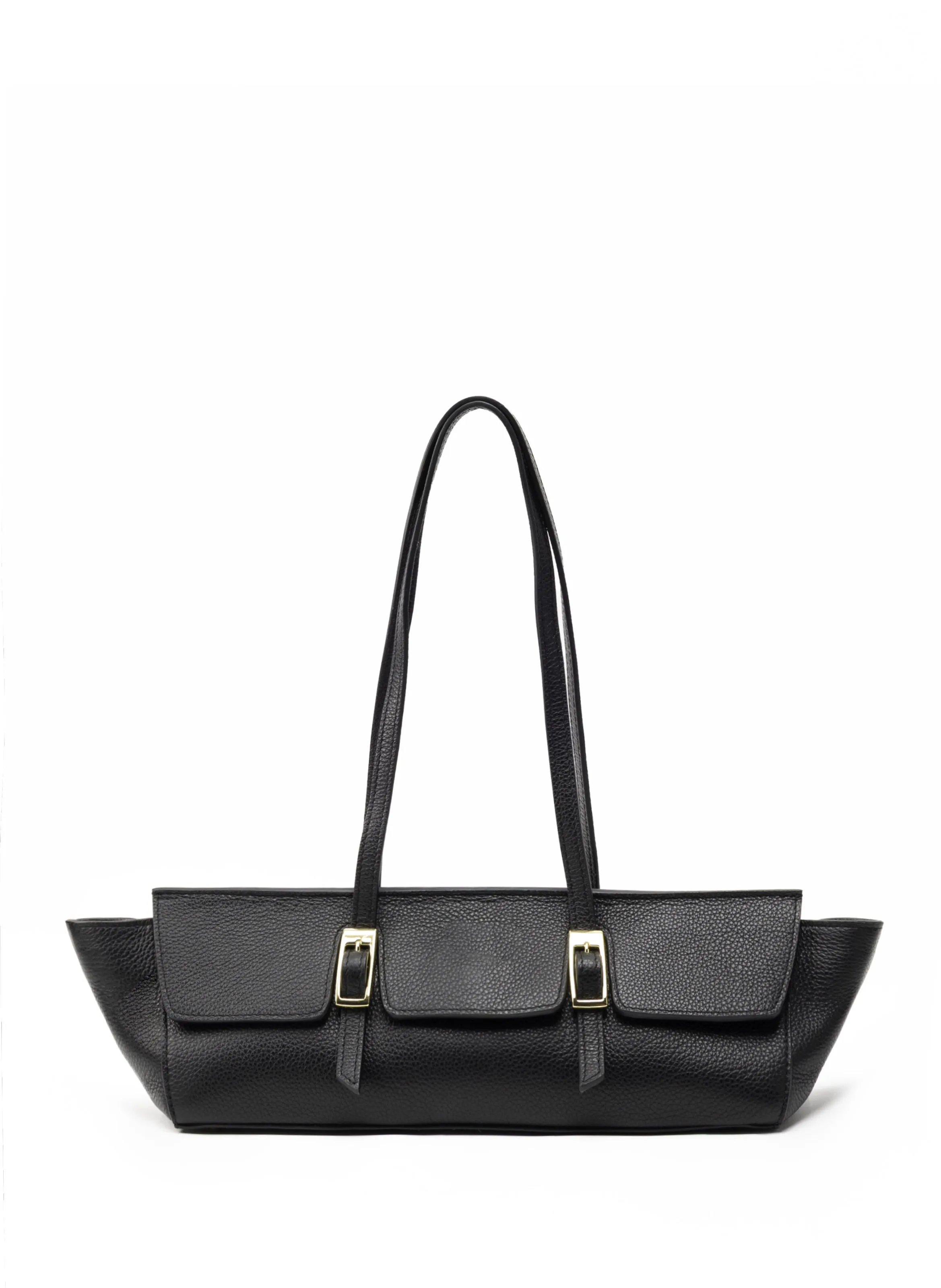 Le Bateau Pebbled Leather Black sold by Elleme