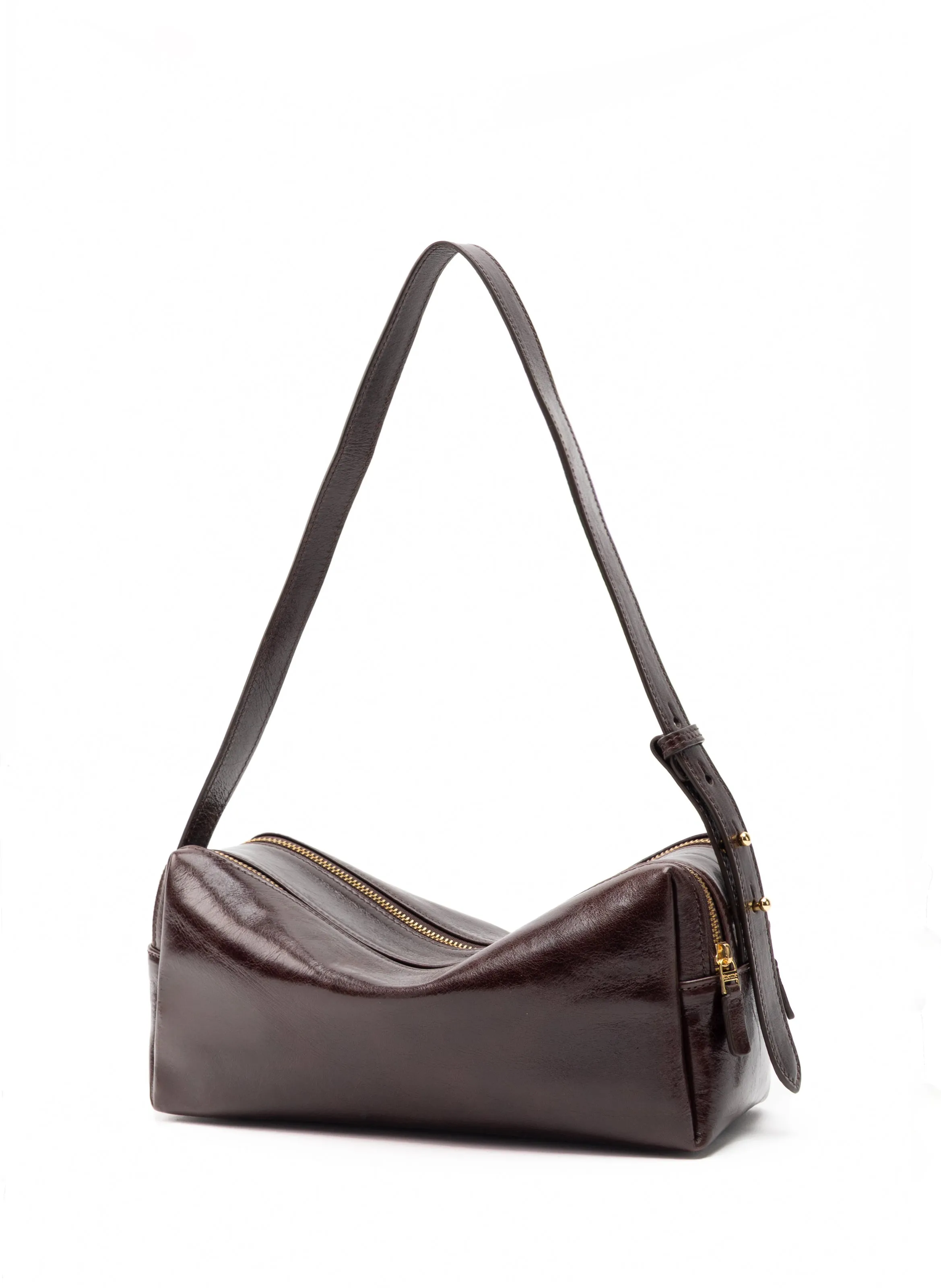 Trousse Vintage Leather Chestnut sold by Elleme product image thumbnail 2