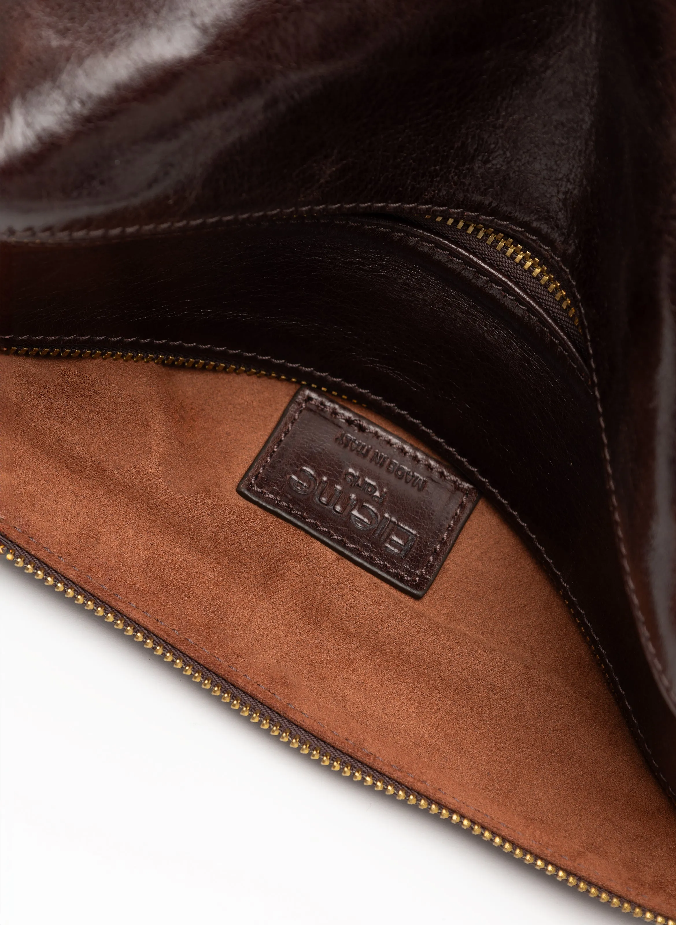 Trousse Vintage Leather Chestnut sold by Elleme product image thumbnail 4