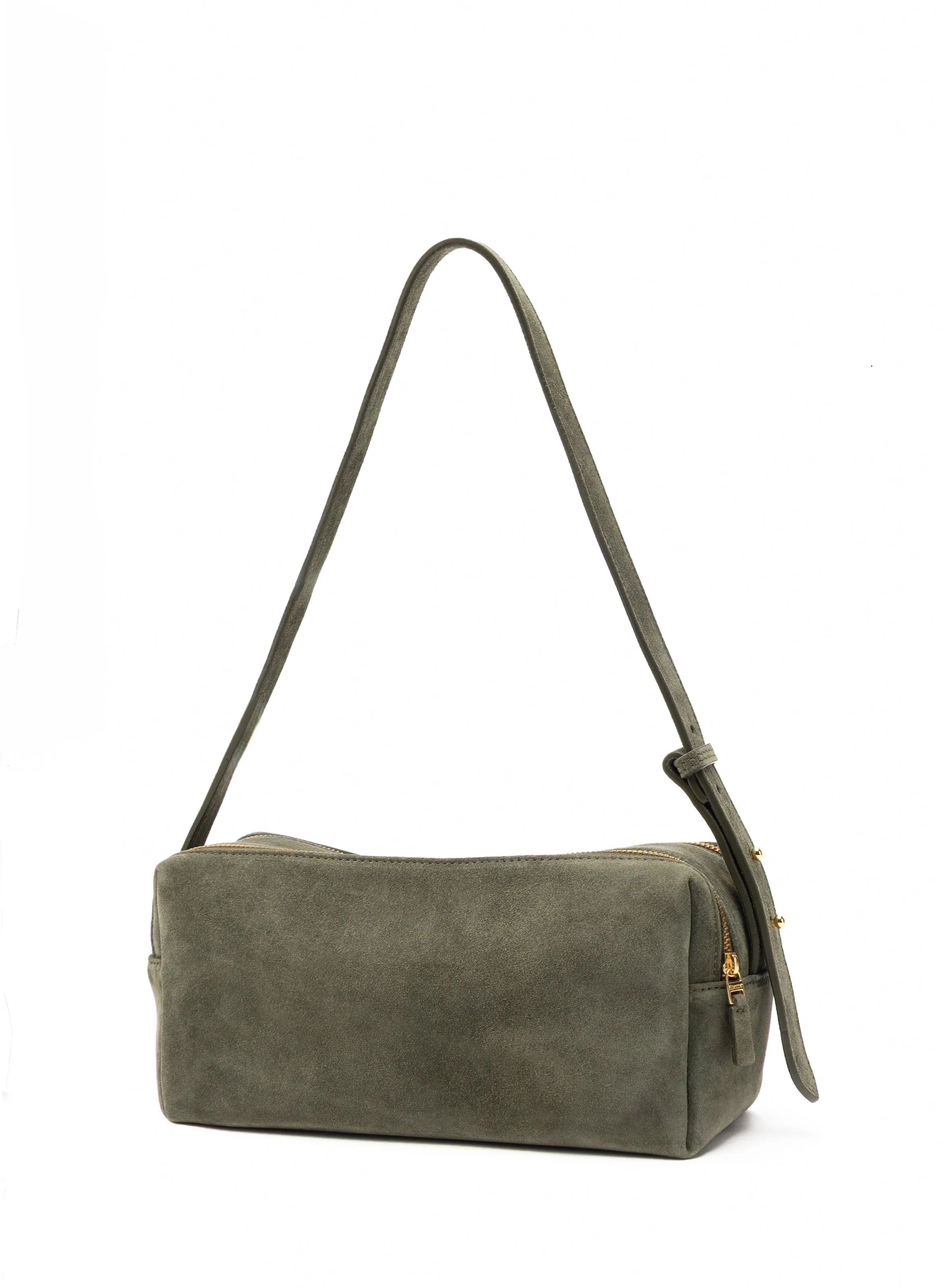 Trousse Suede Khaki sold by Elleme product image thumbnail 3