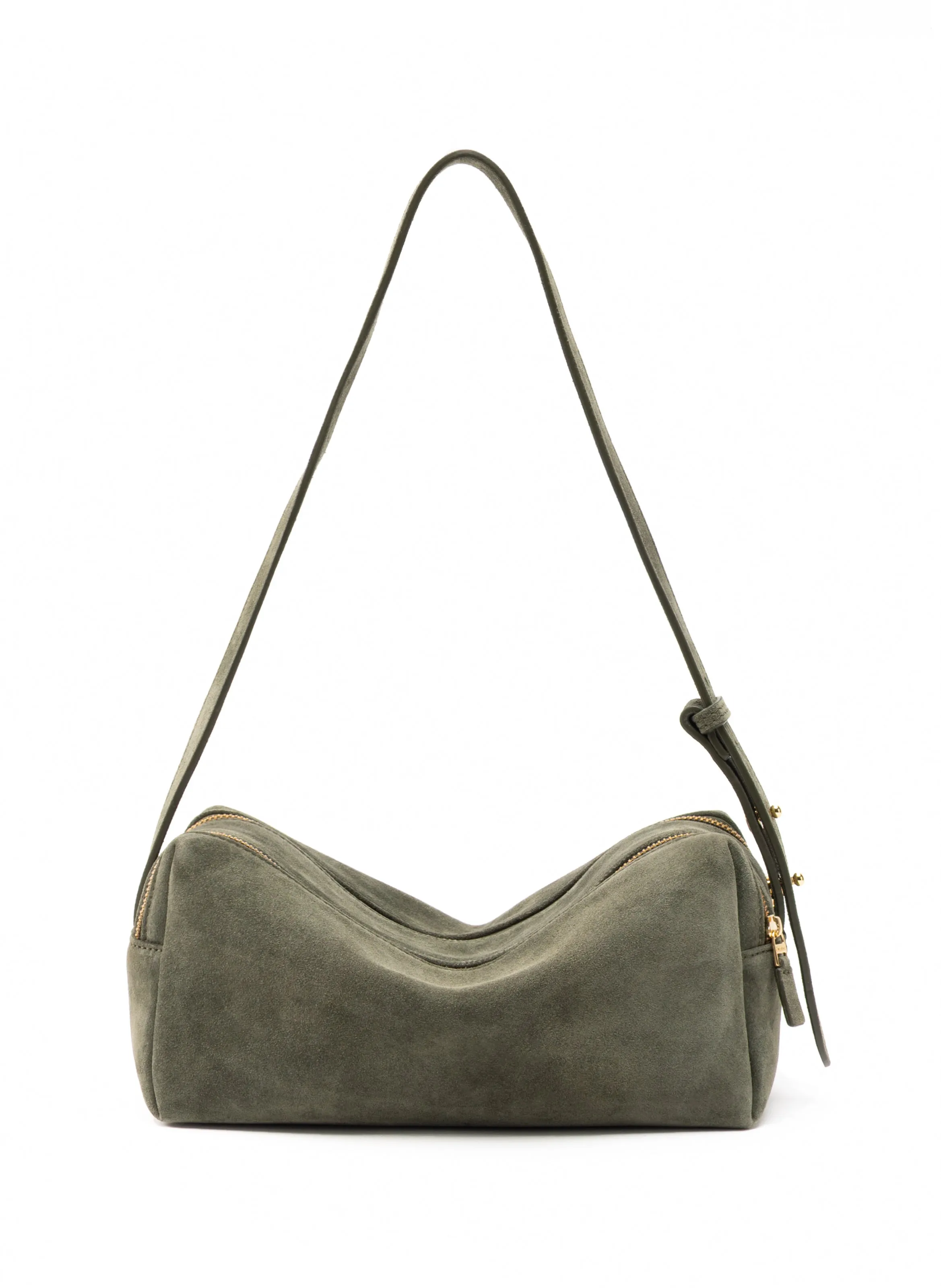 Trousse Suede Khaki sold by Elleme