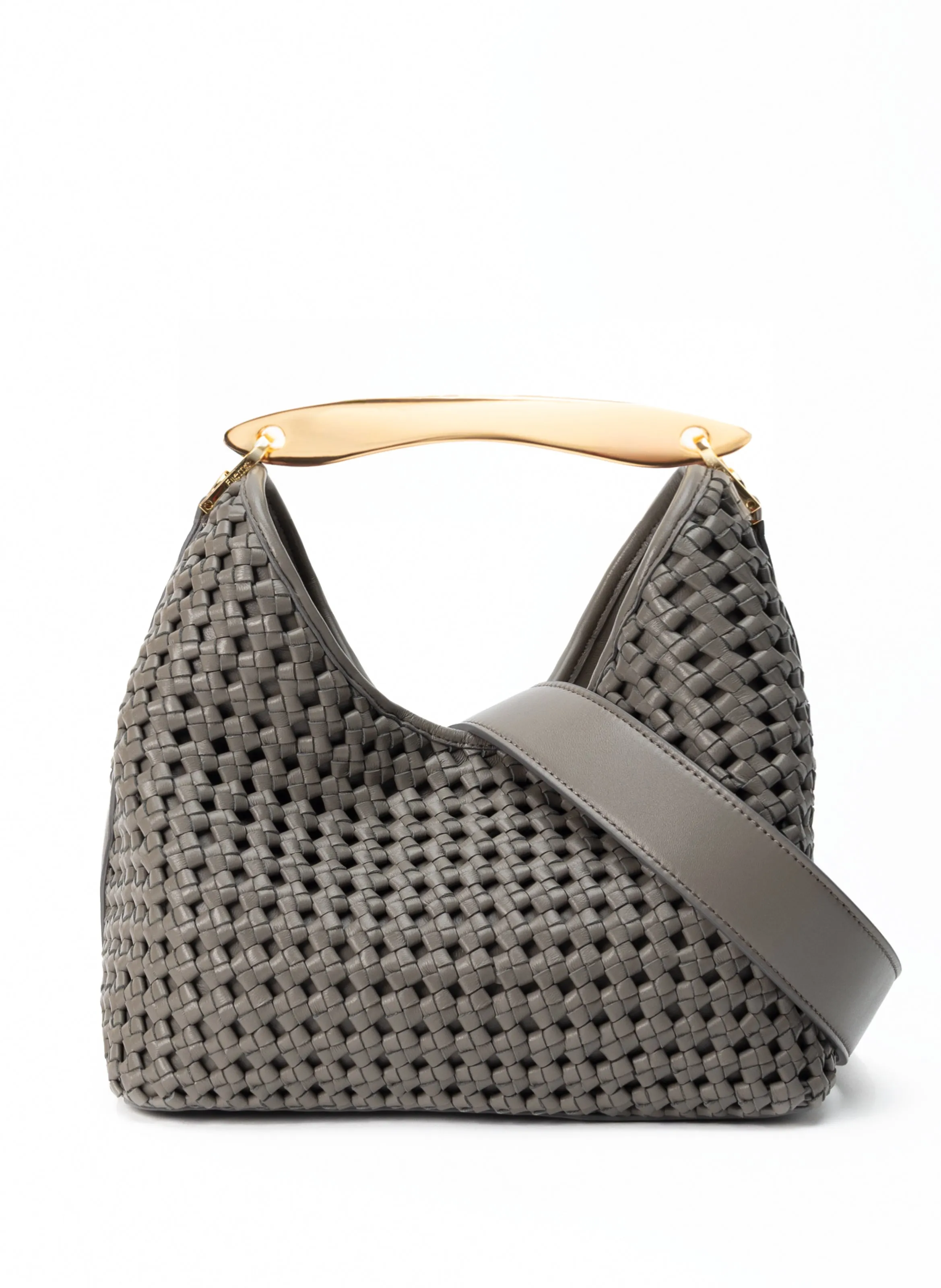 Boomerang Woven Leather Grey sold by Elleme product image thumbnail 3