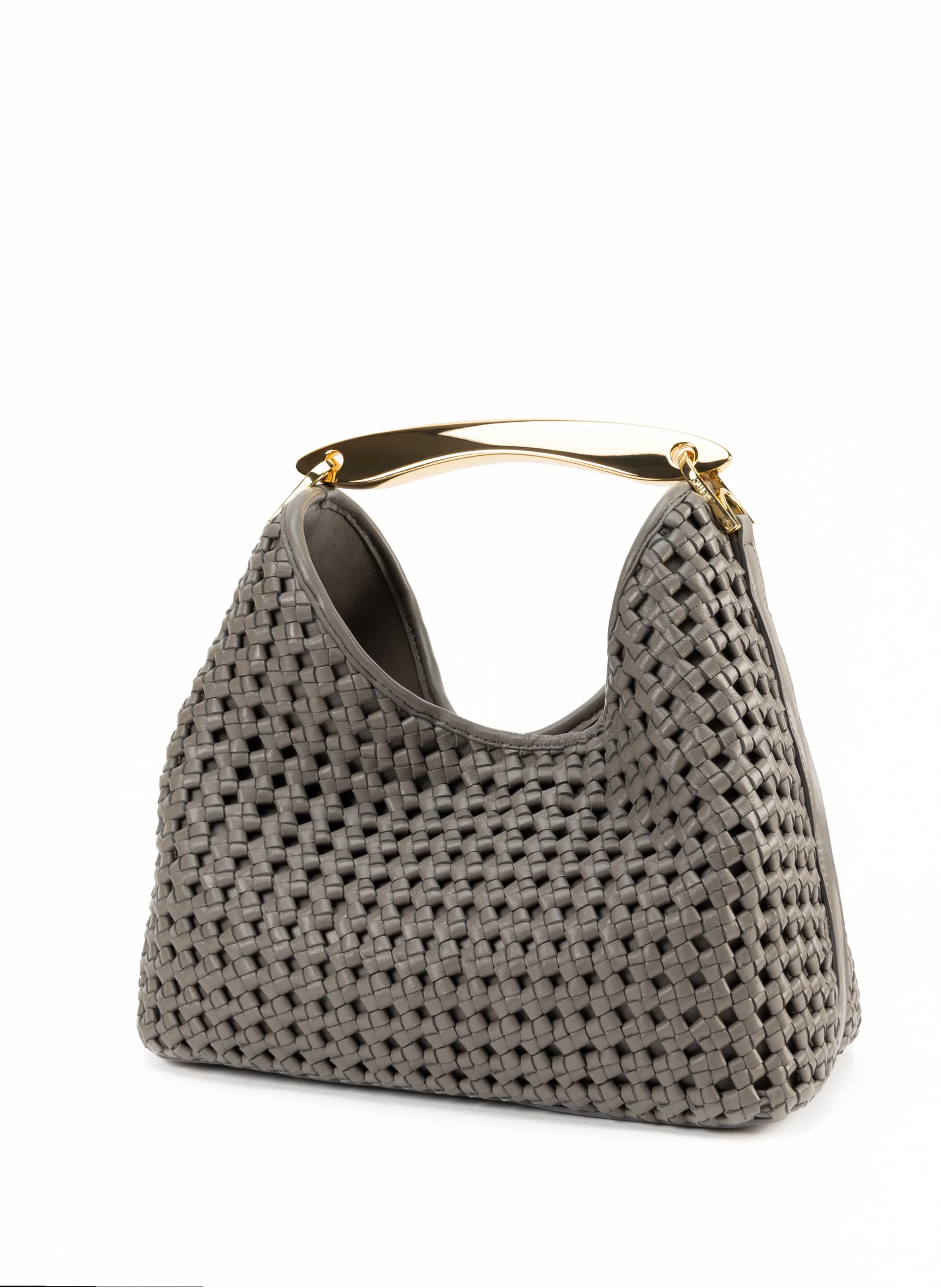 Boomerang Woven Leather Grey sold by Elleme product image thumbnail 2