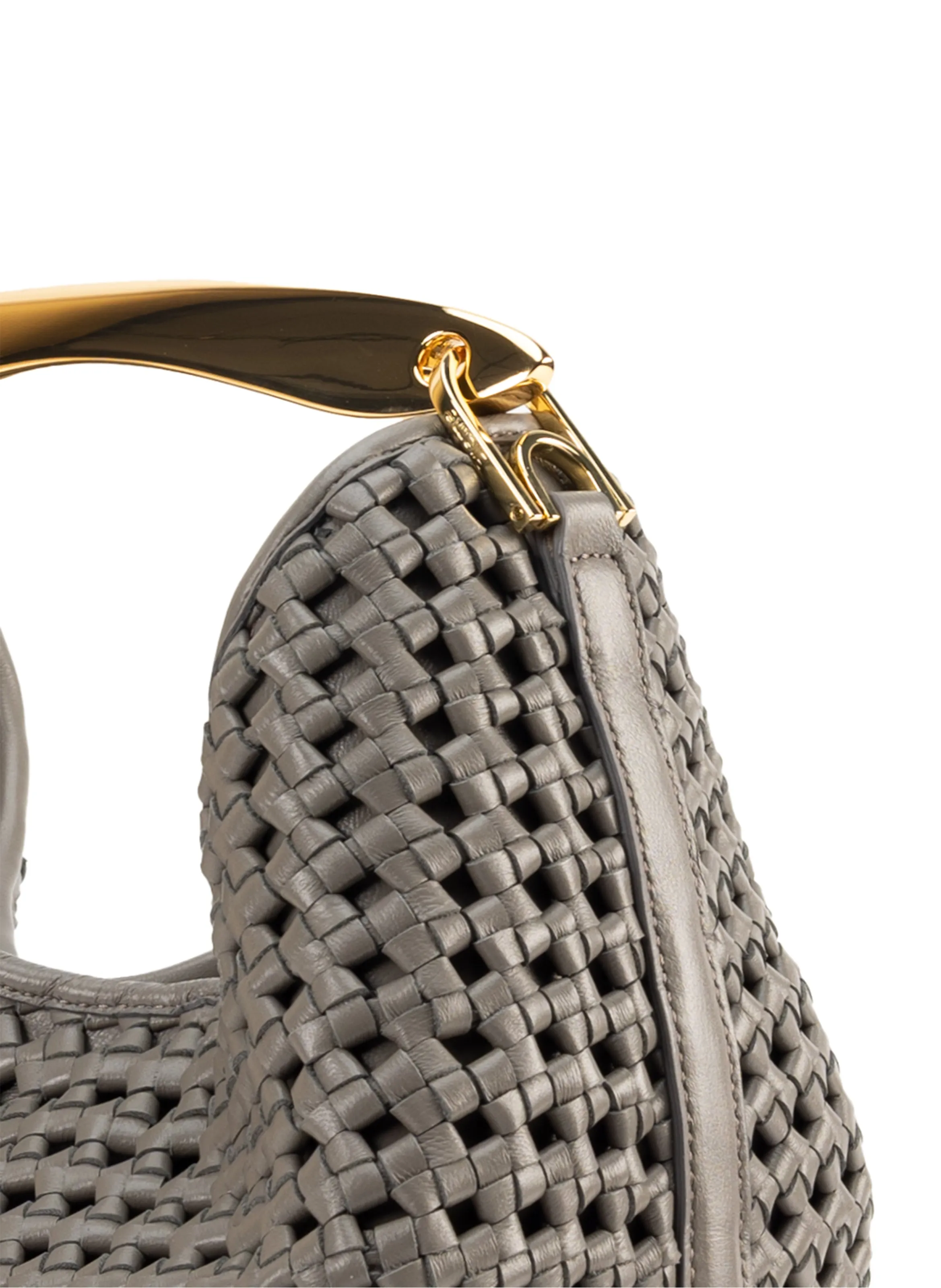 Boomerang Woven Leather Grey sold by Elleme product image thumbnail 4