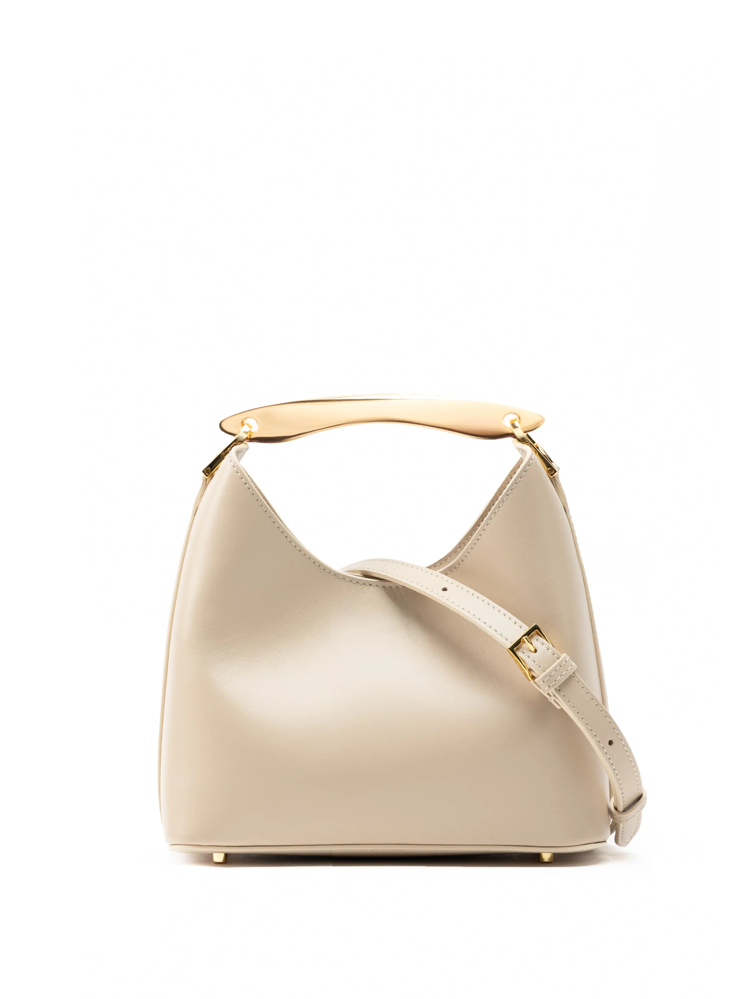 Small Boomerang Leather Sesame sold by Elleme product image thumbnail 3