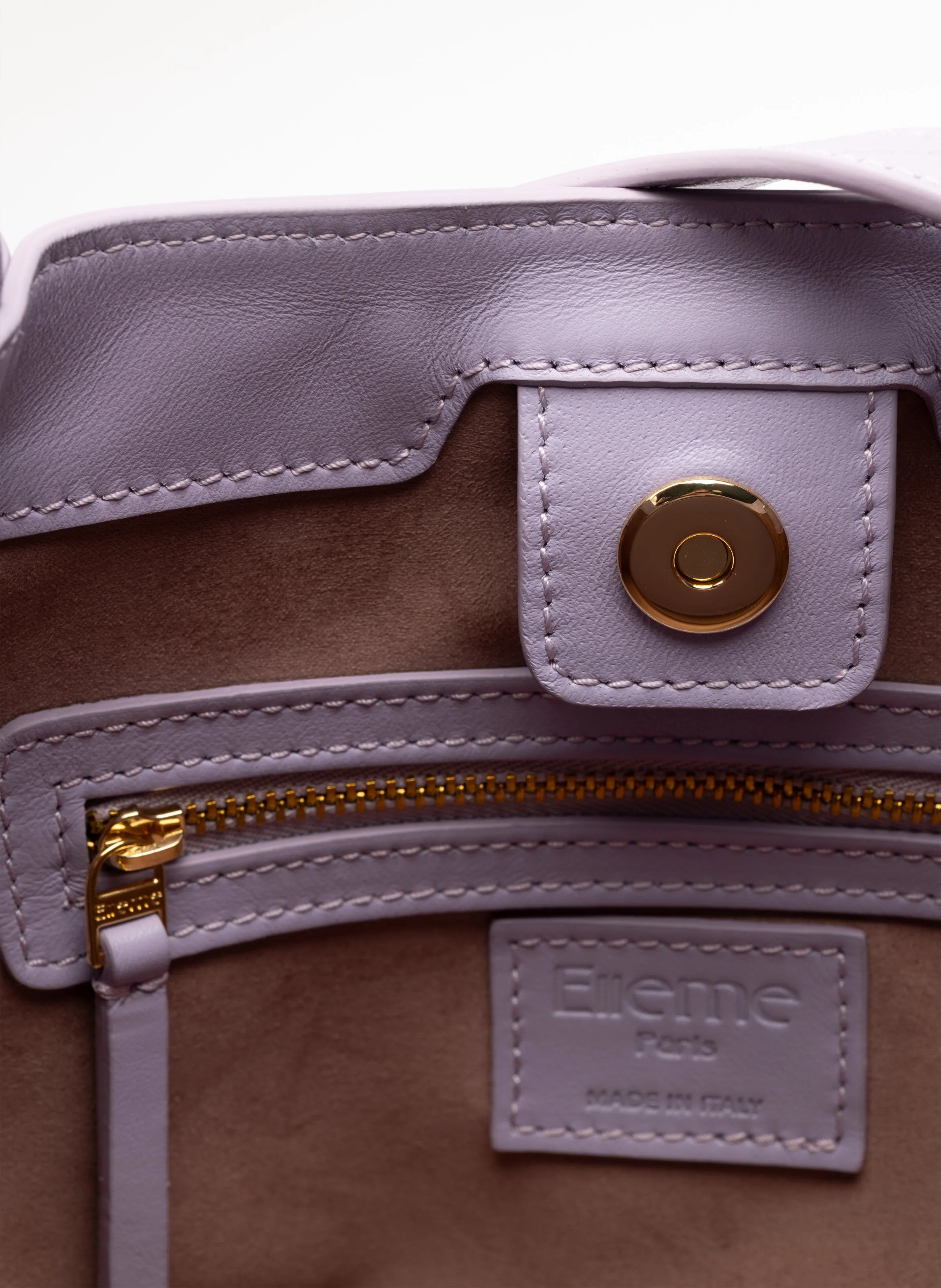 Dimple Tote Pebbled Leather Lilac sold by Elleme product image thumbnail 4