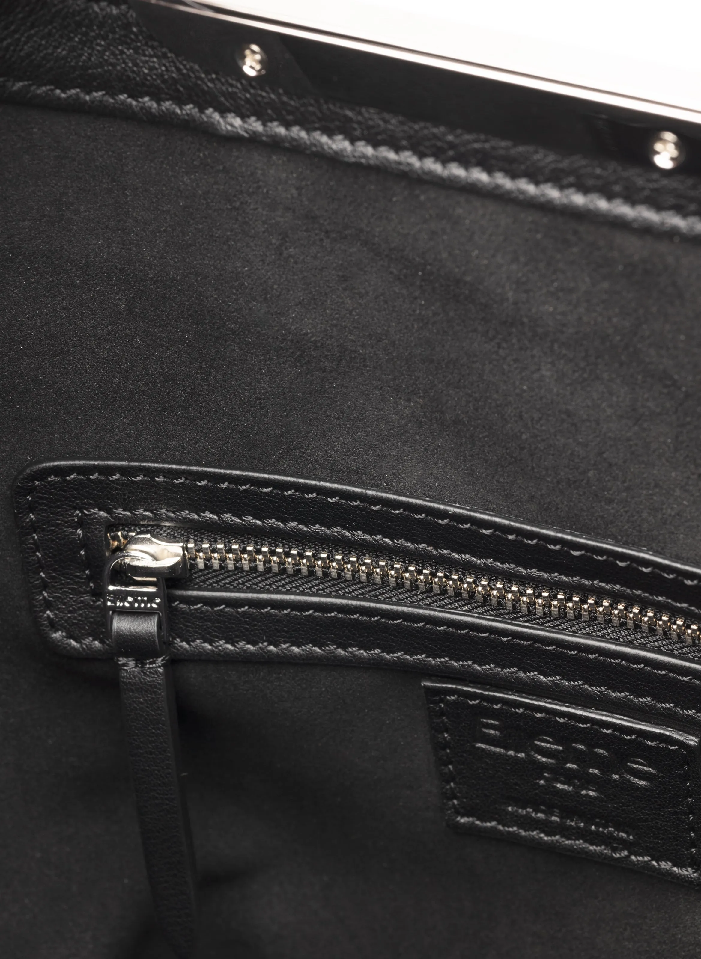 Gemini Pebbled Leather Black - Silver sold by Elleme product image thumbnail 4