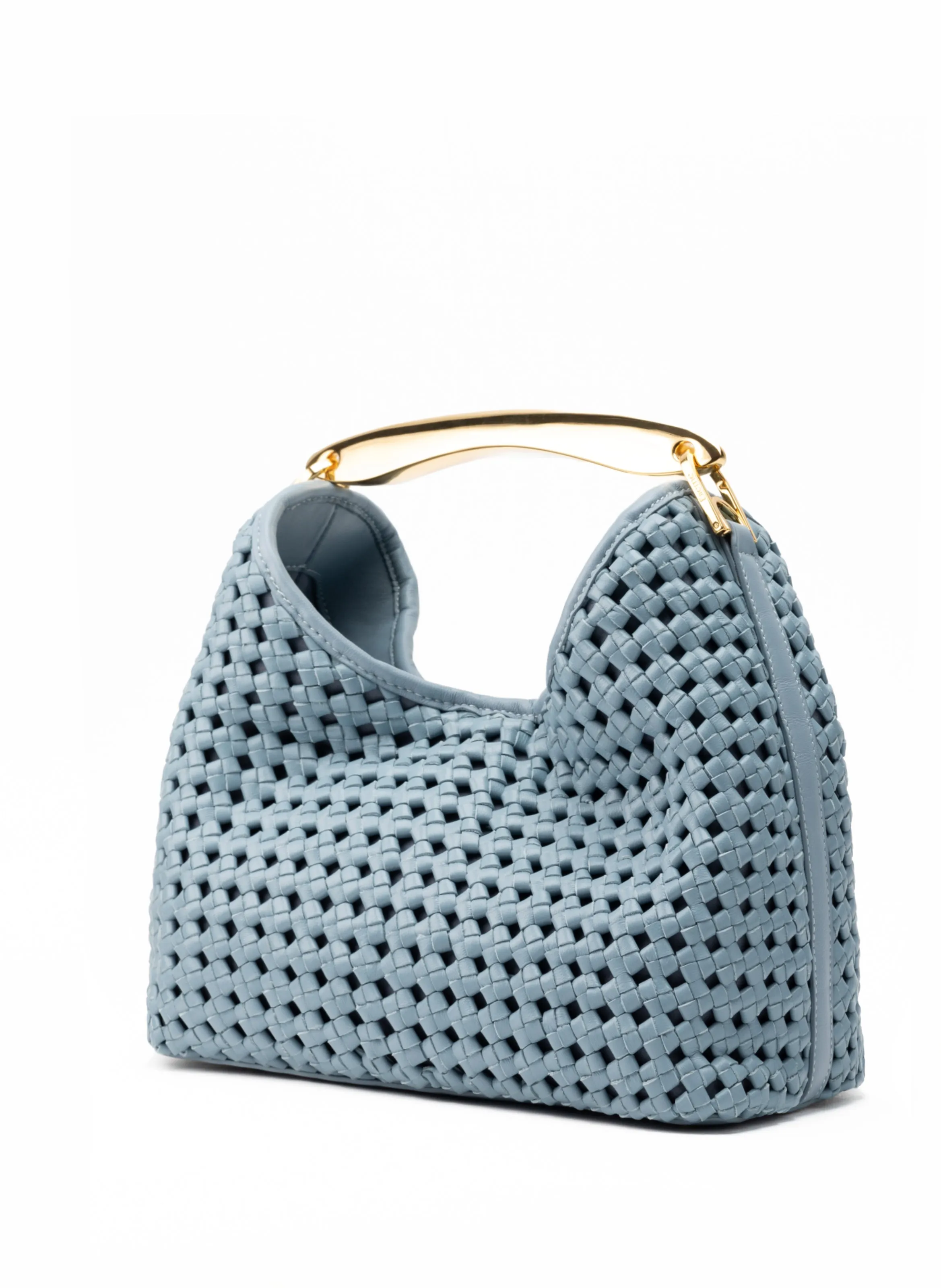 Boomerang Woven Leather Arctic Blue sold by Elleme product image thumbnail 2