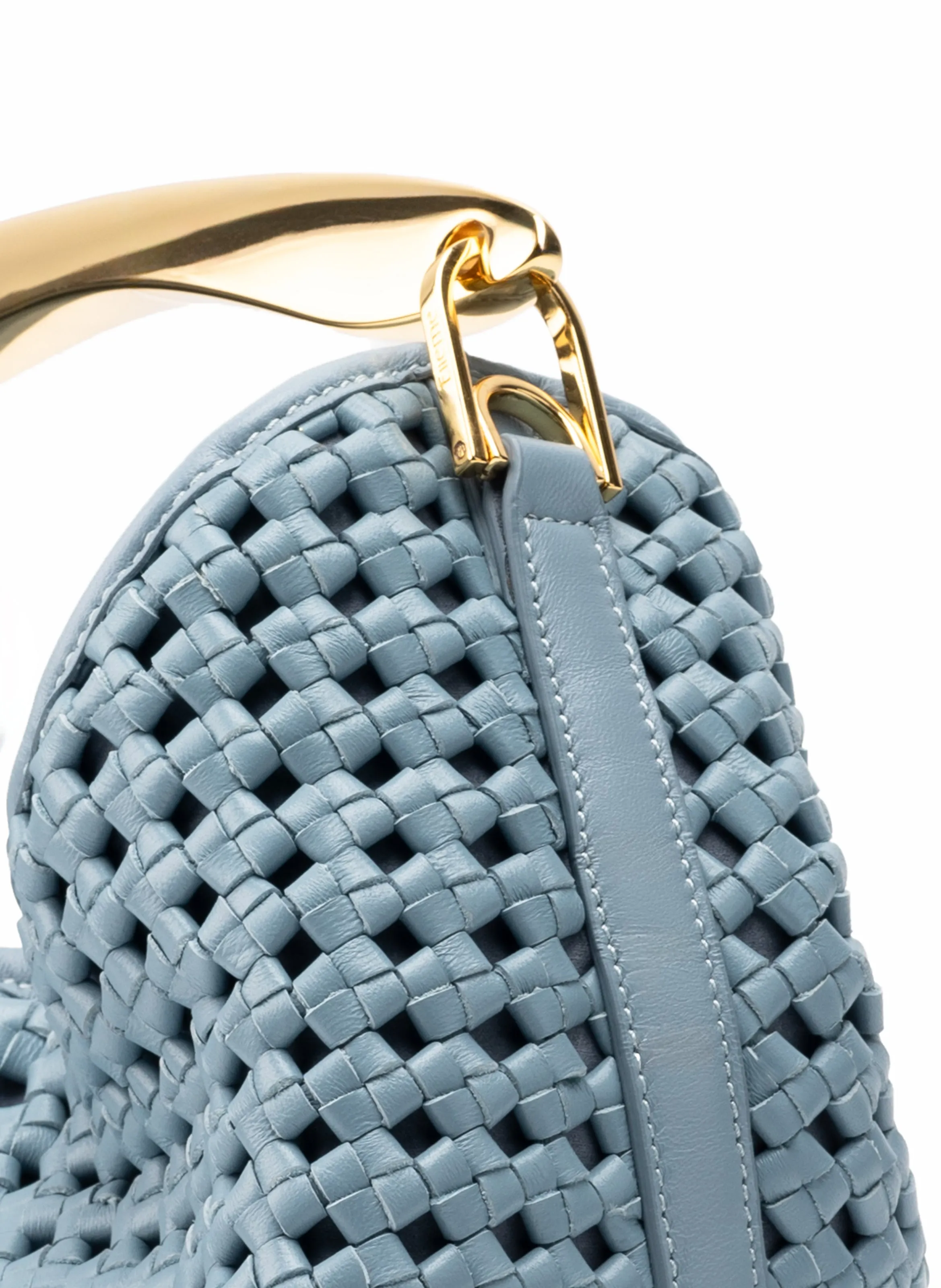 Boomerang Woven Leather Arctic Blue sold by Elleme product image thumbnail 4