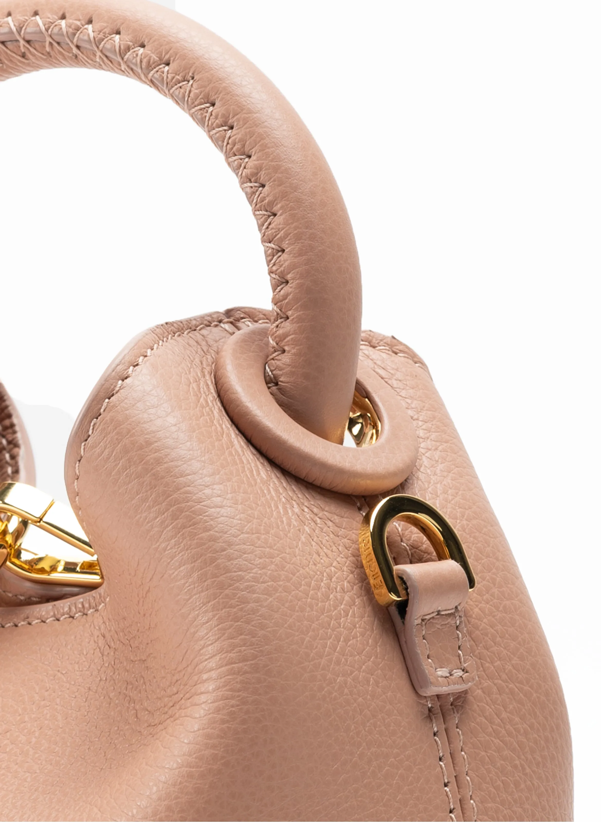 Madeleine Pebbled Leather Dust Pink sold by Elleme product image thumbnail 5