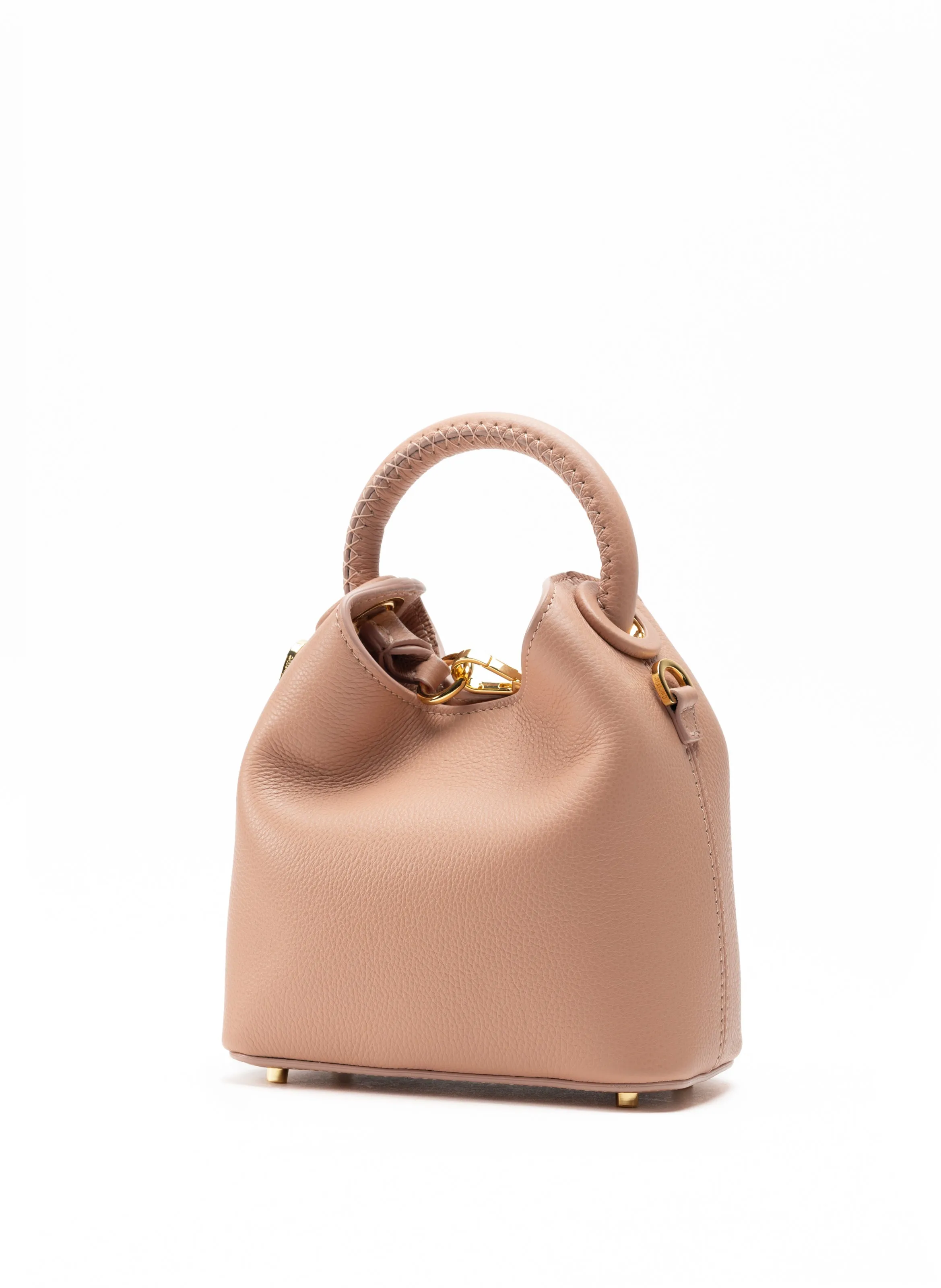 Madeleine Pebbled Leather Dust Pink sold by Elleme product image thumbnail 3