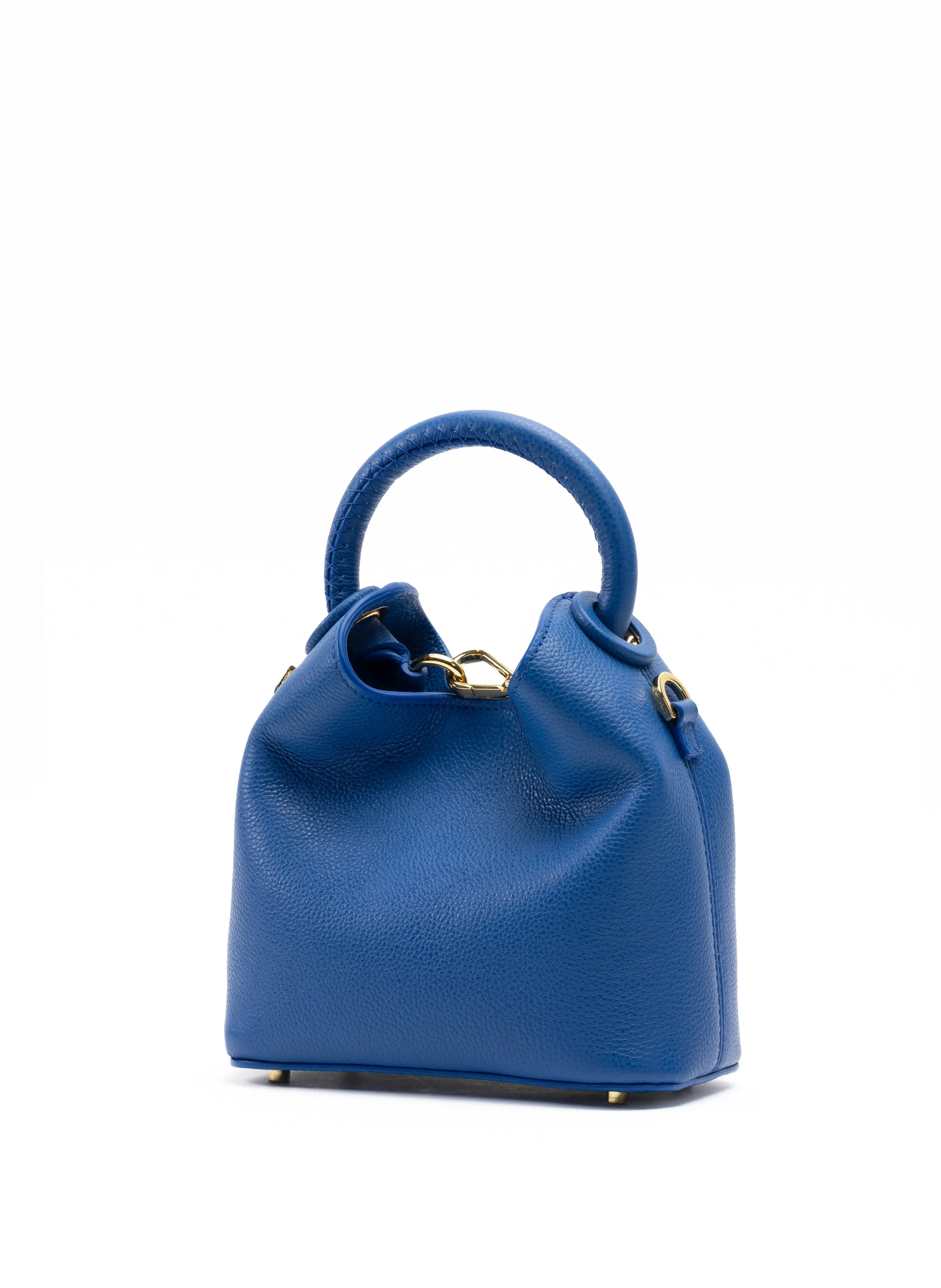 Madeleine Pebbled Leather Azure Blue sold by Elleme product image thumbnail 2
