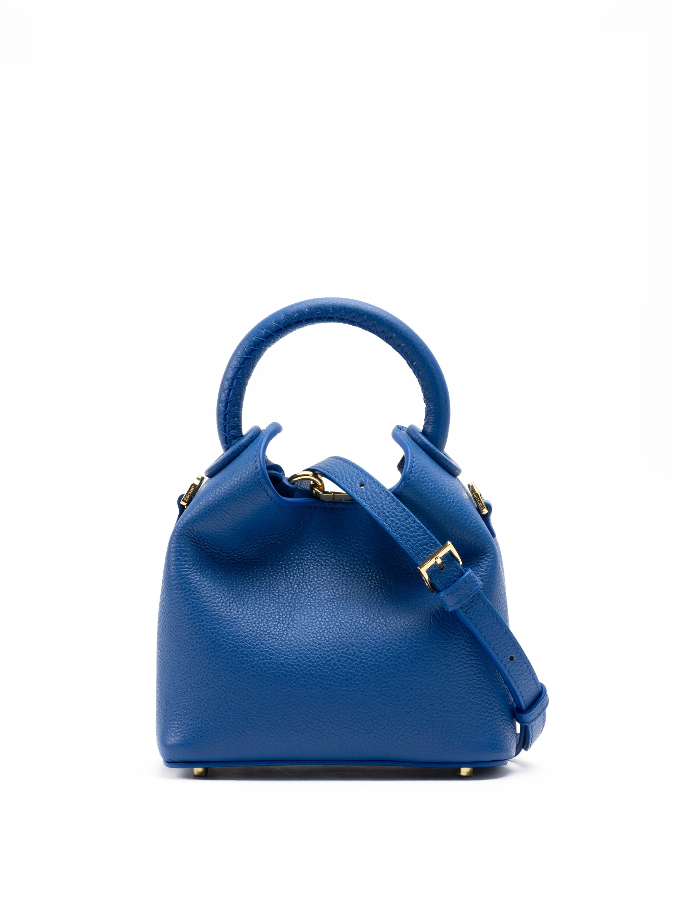 Madeleine Pebbled Leather Azure Blue sold by Elleme product image thumbnail 3