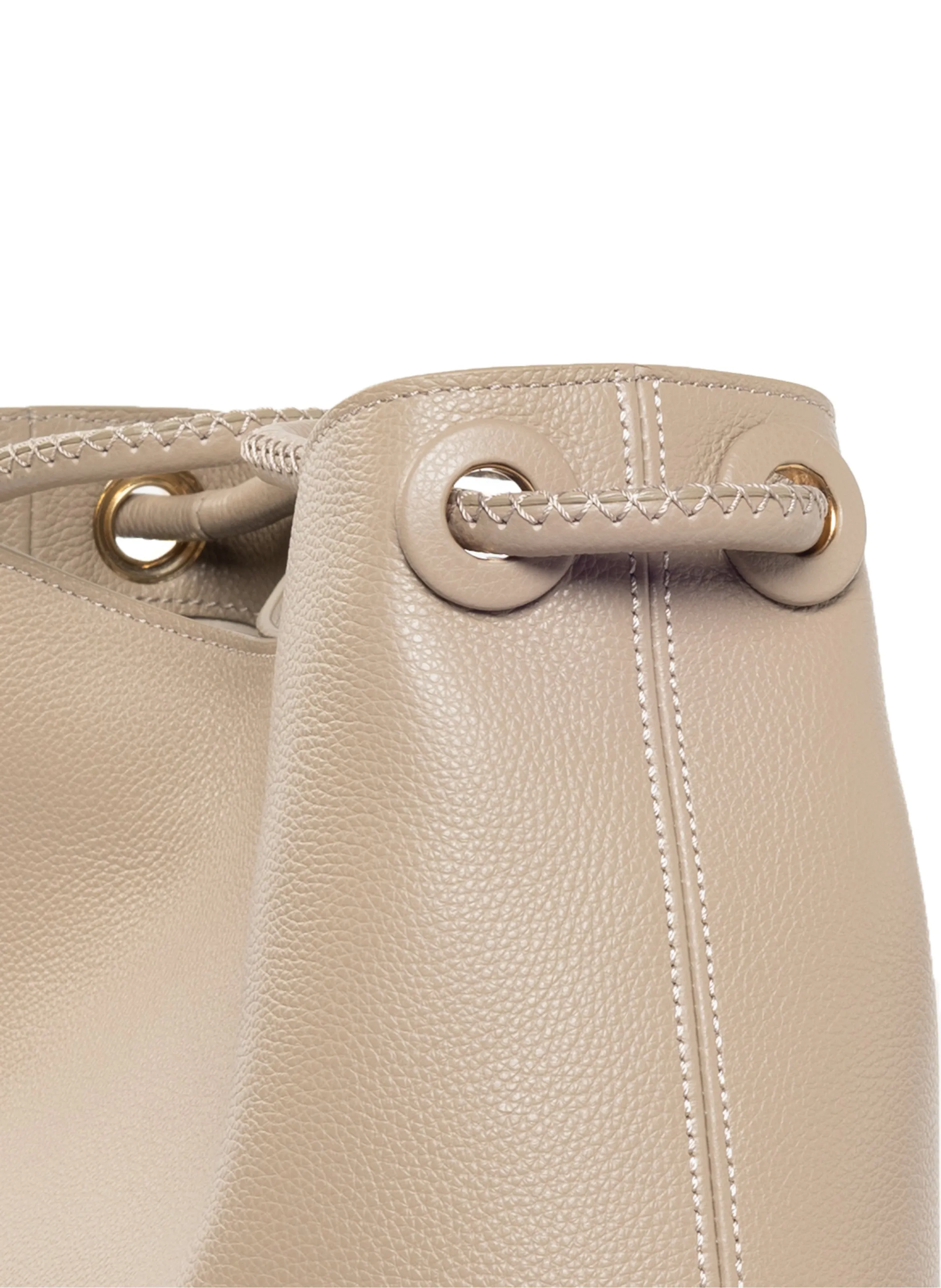 New Vosges Pebbled Leather Taupe sold by Elleme product image thumbnail 5