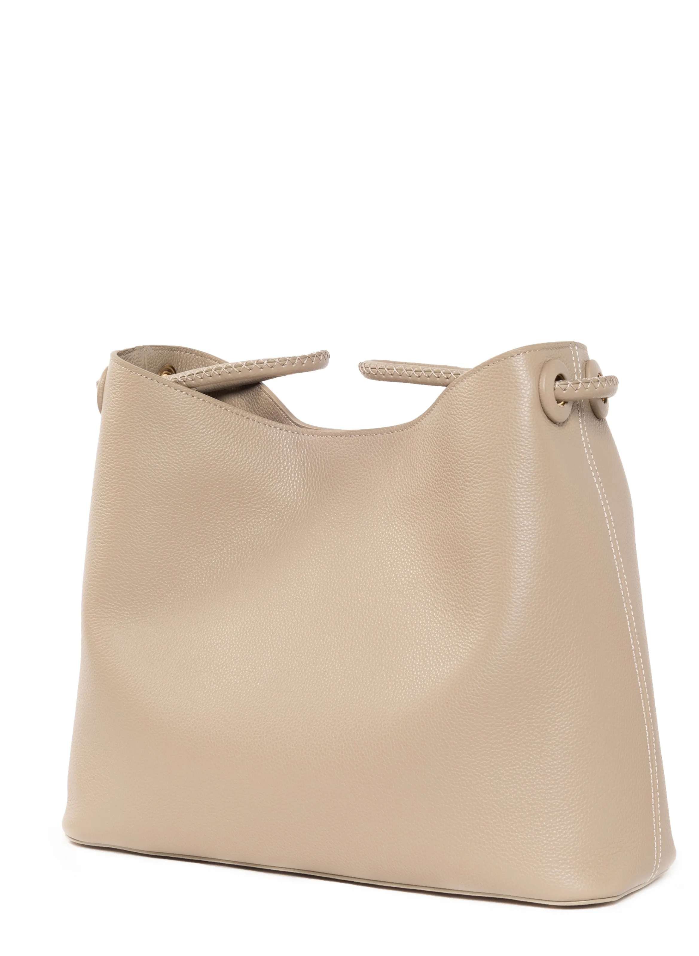 New Vosges Pebbled Leather Taupe sold by Elleme product image thumbnail 3