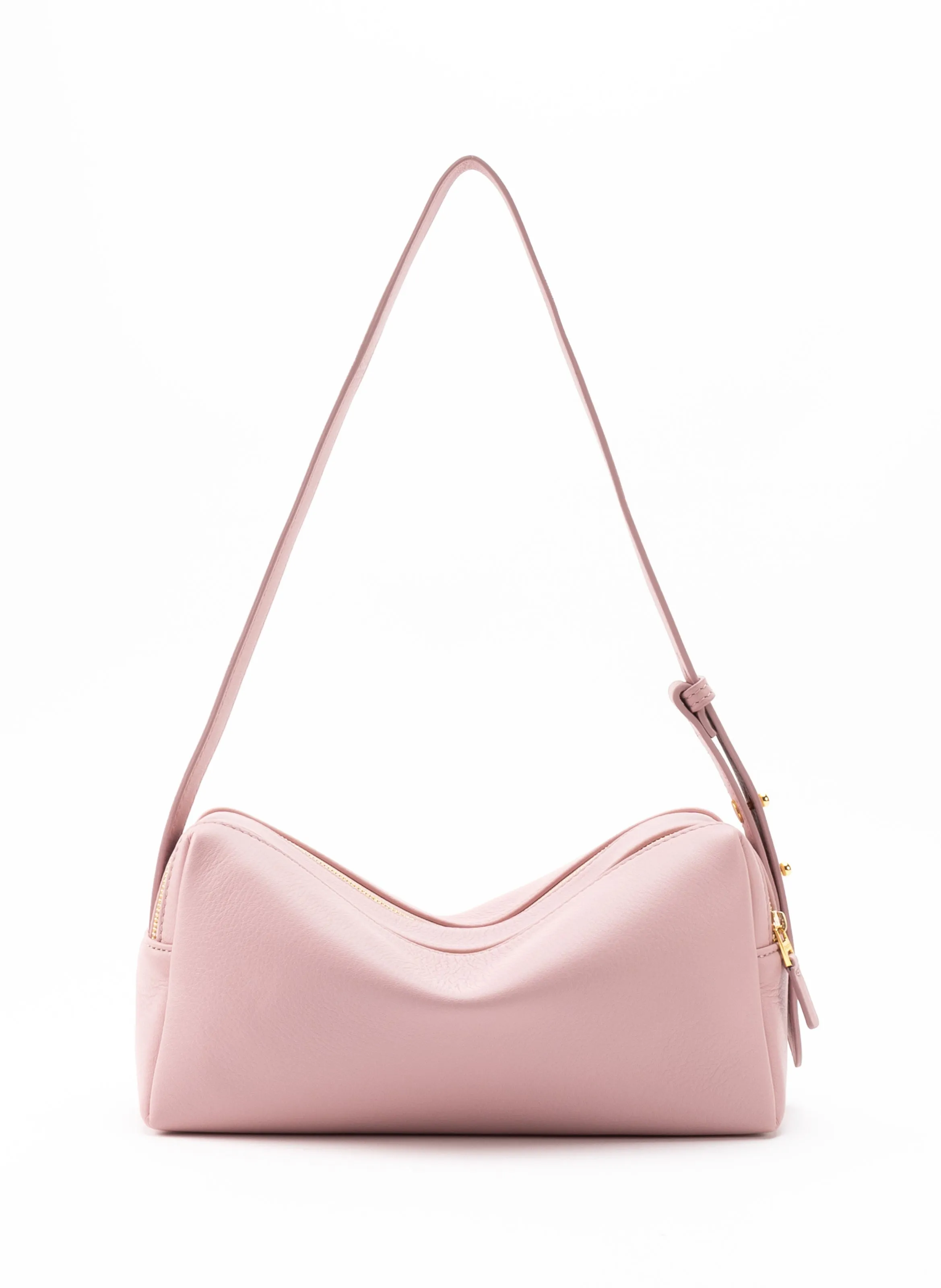 Trousse Pebbled Leather Pink sold by Elleme