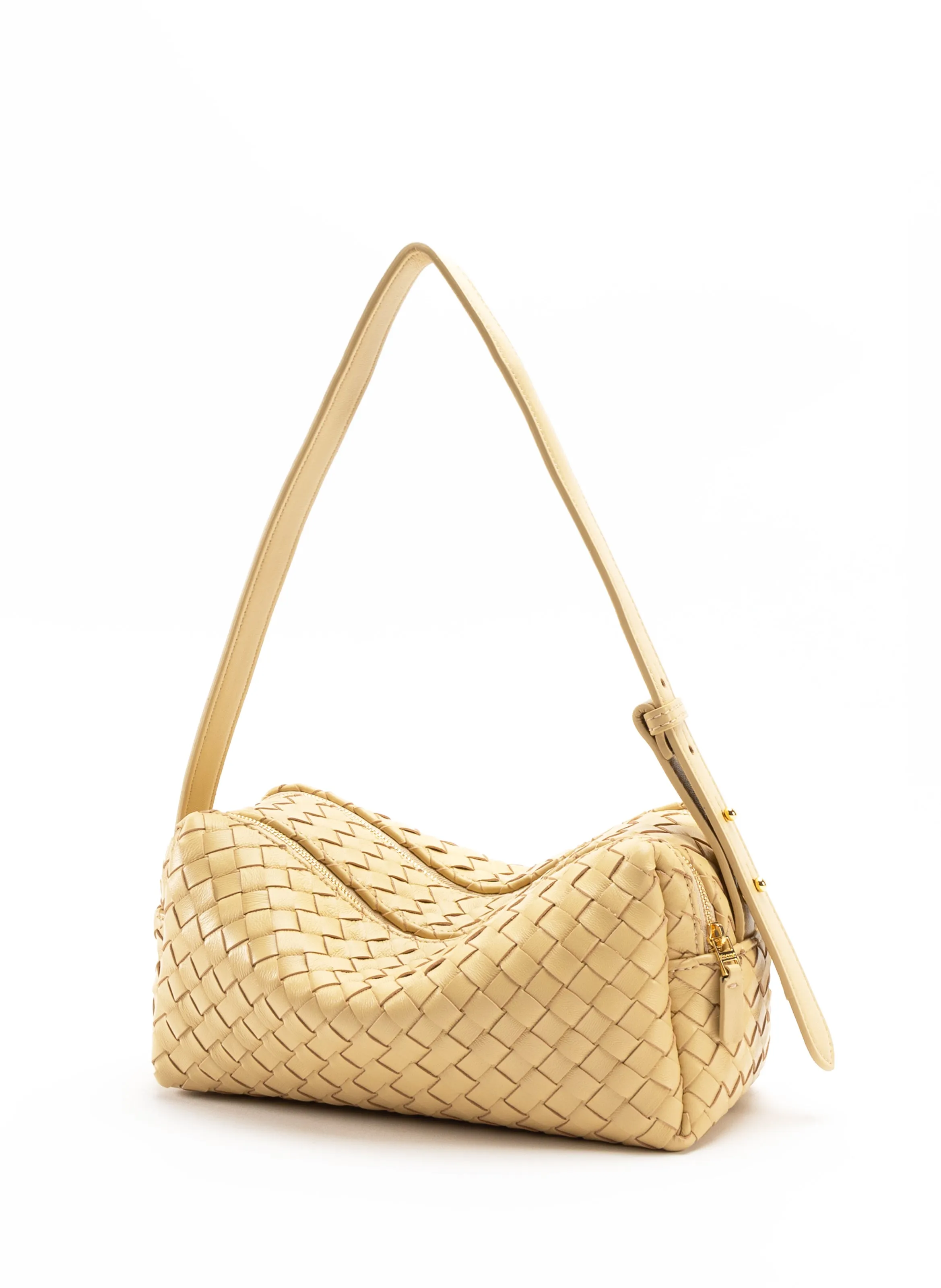 Trousse Woven Leather Butter sold by Elleme product image thumbnail 3