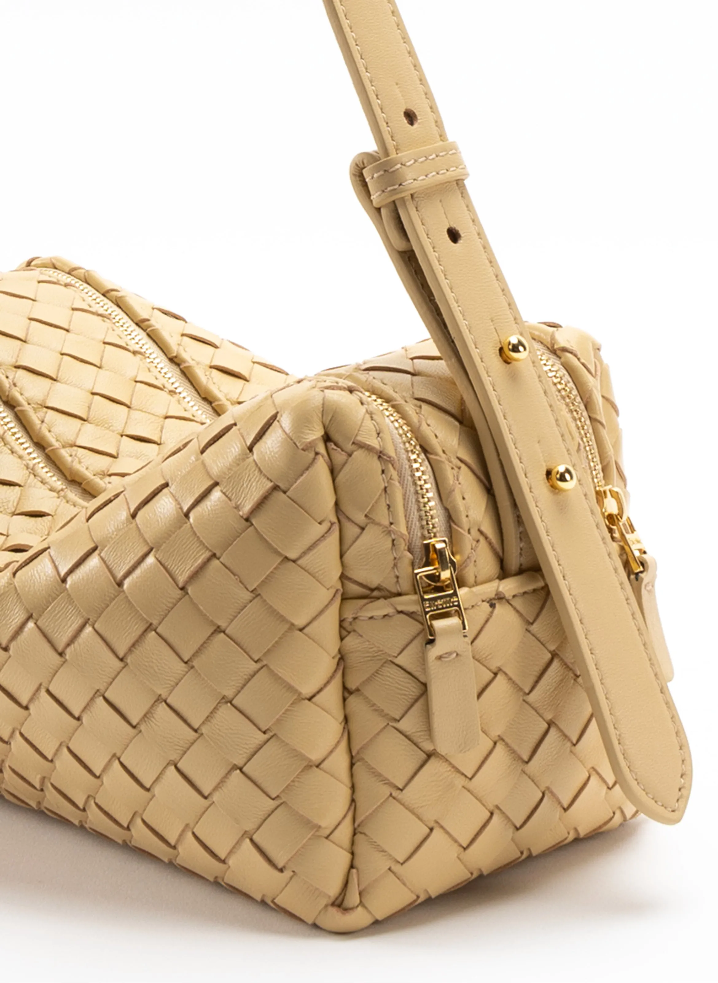 Trousse Woven Leather Butter sold by Elleme product image thumbnail 4