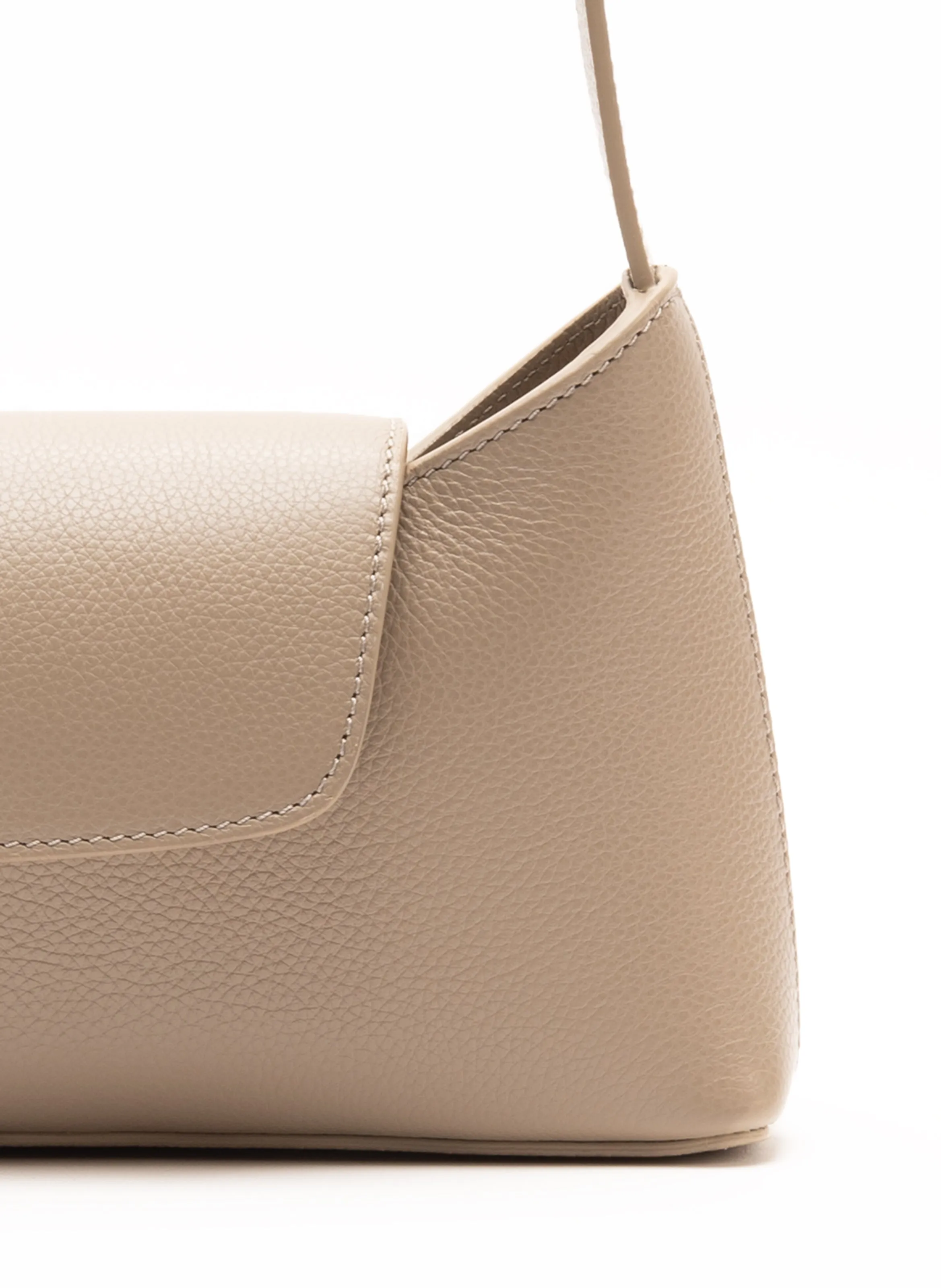 Envelope Pebbled Leather Taupe sold by Elleme product image thumbnail 4