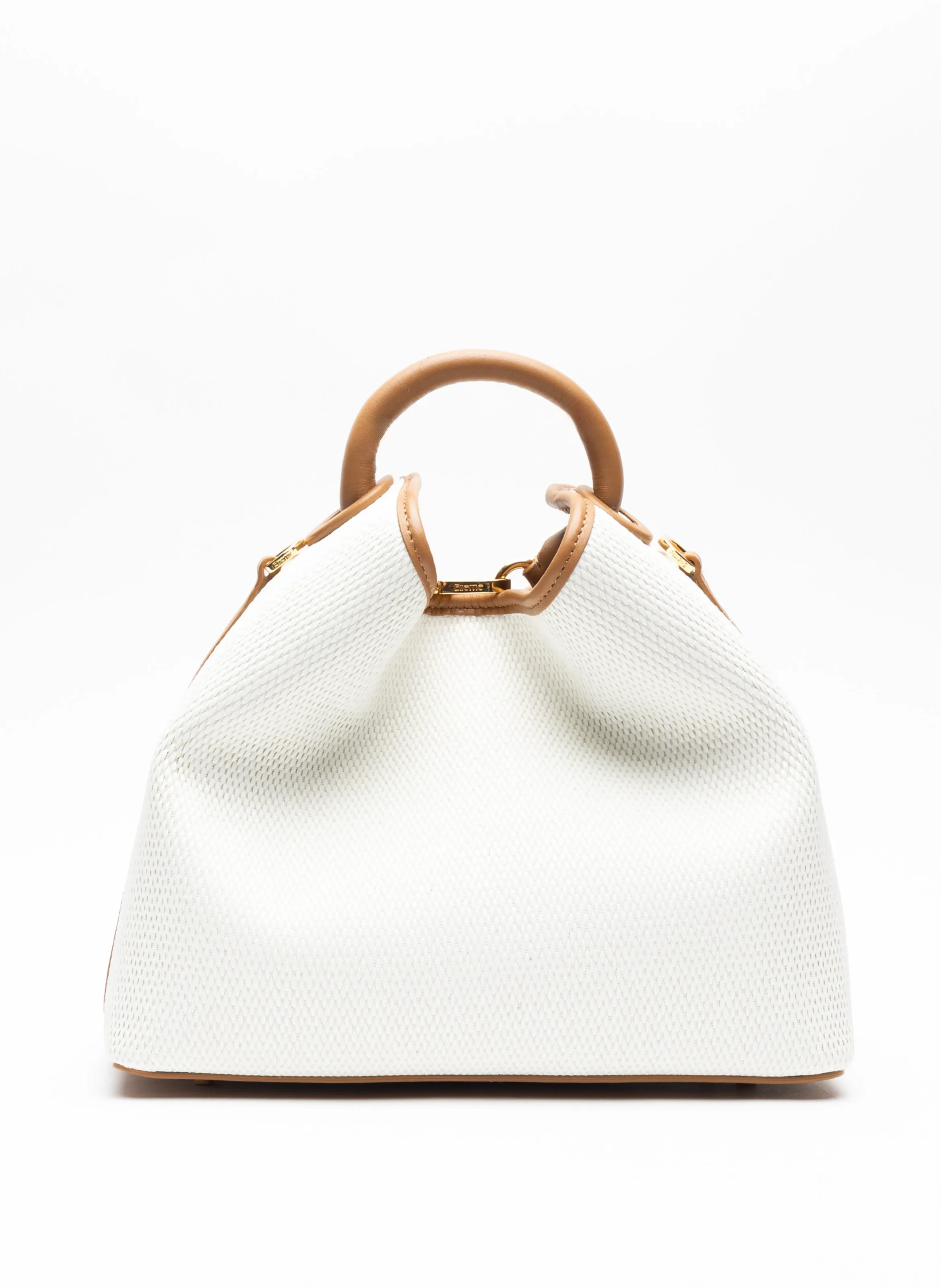 Raisin Raffia White/Caramel sold by Elleme