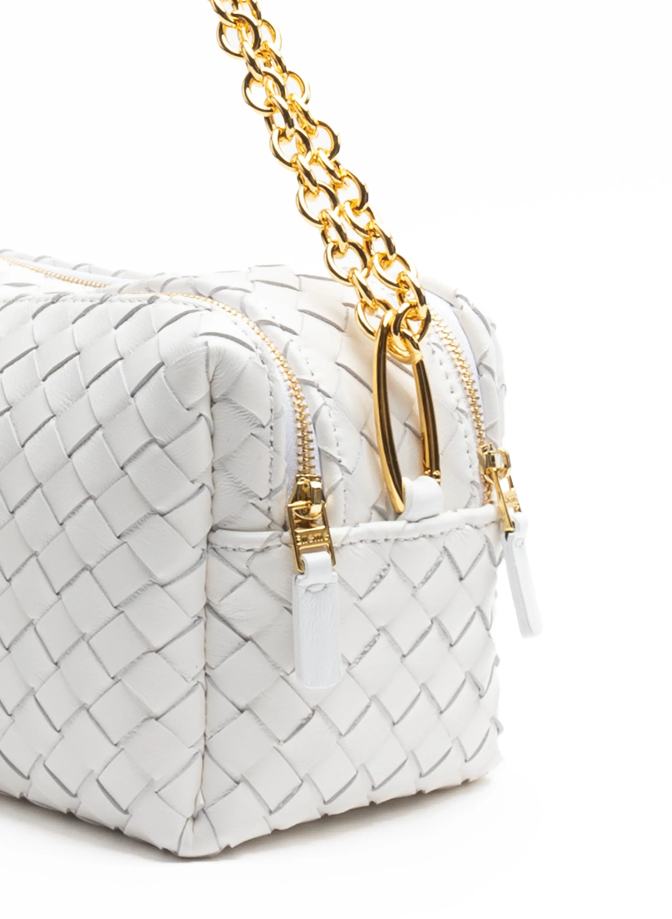 Trousse Chain Woven Leather White sold by Elleme product image thumbnail 3