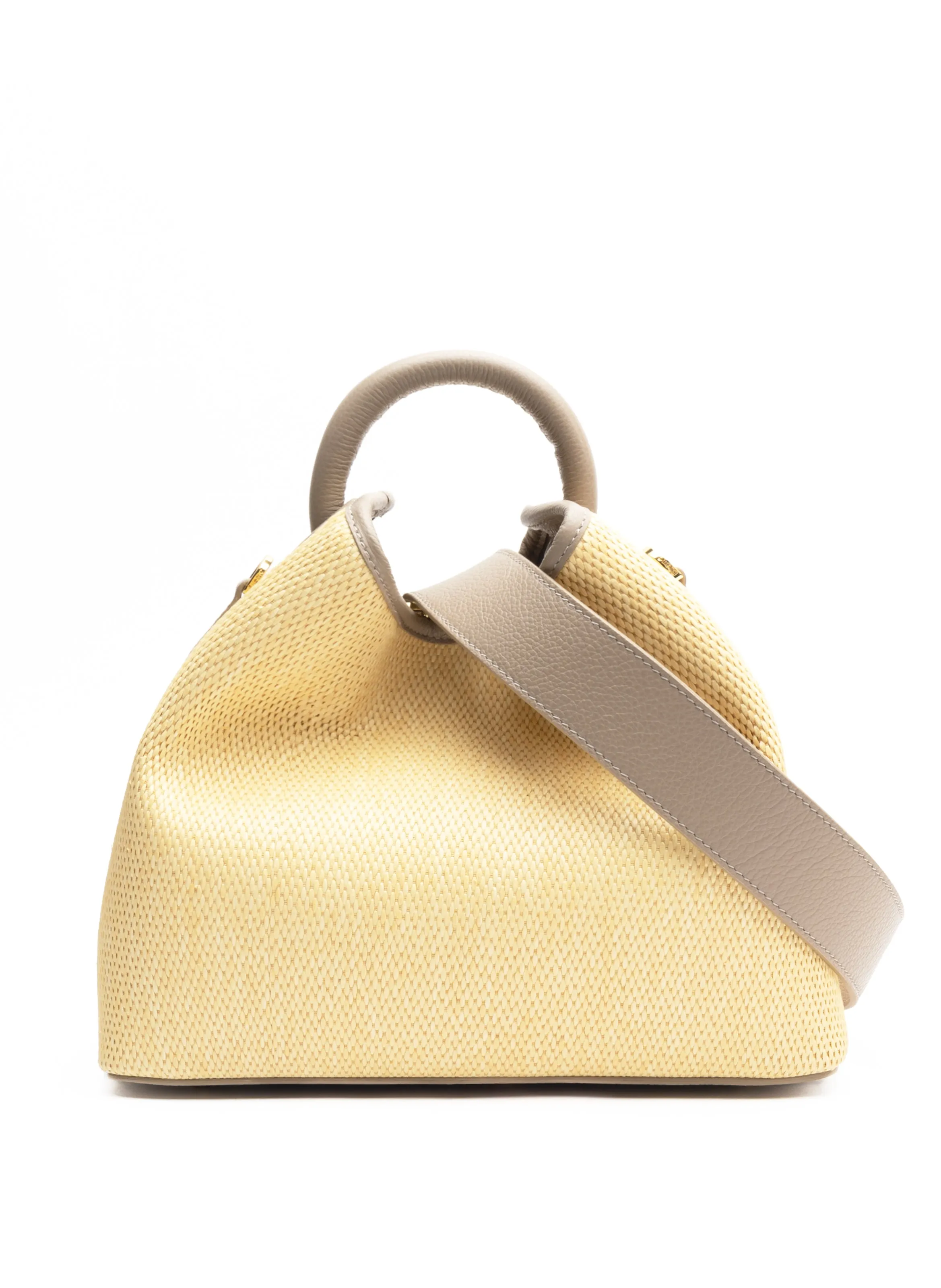 Raisin Raffia/Leather Natural/Taupe sold by Elleme product image thumbnail 3