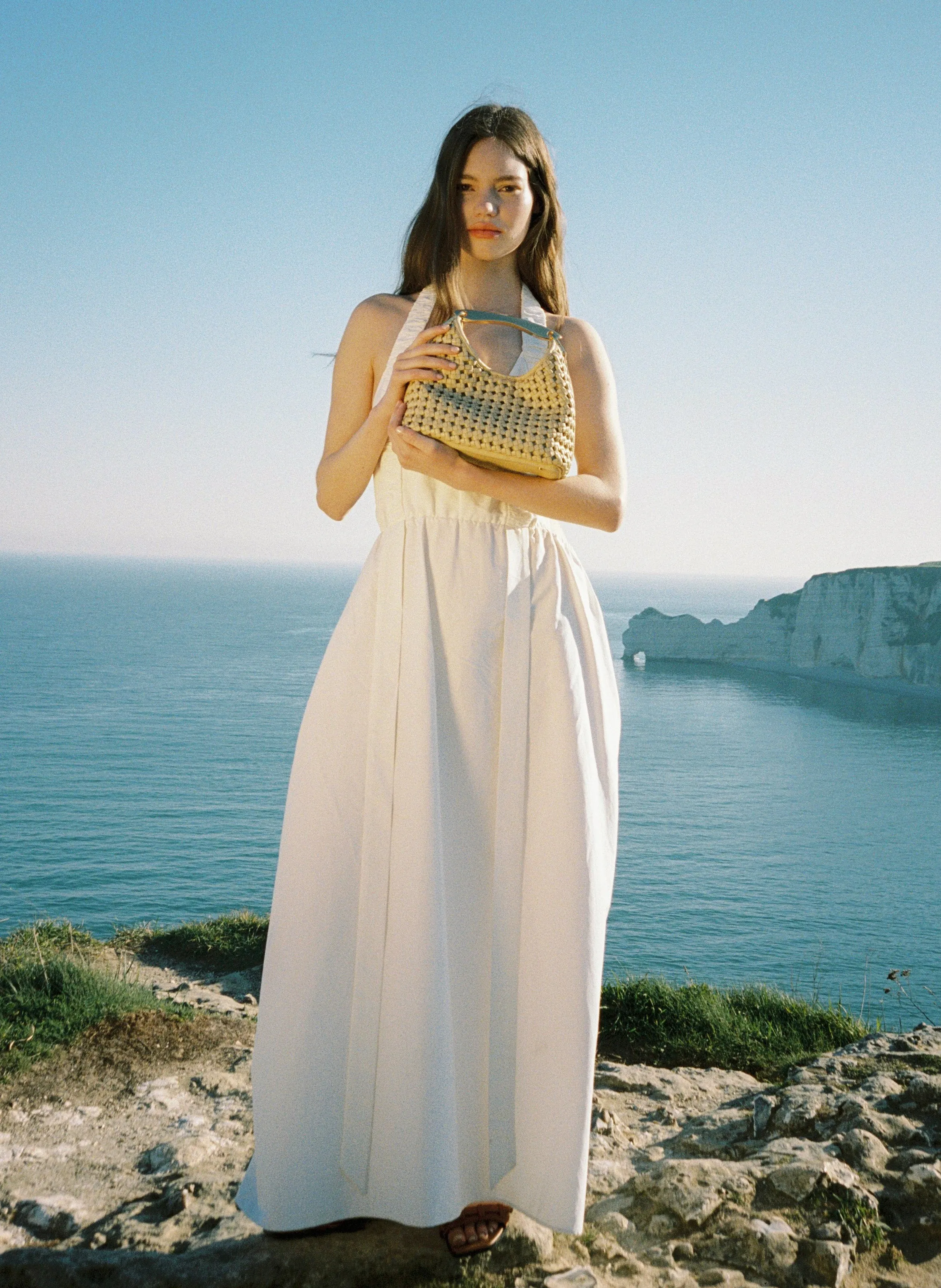 Small Boomerang Woven Leather Butter sold by Elleme product image thumbnail 2