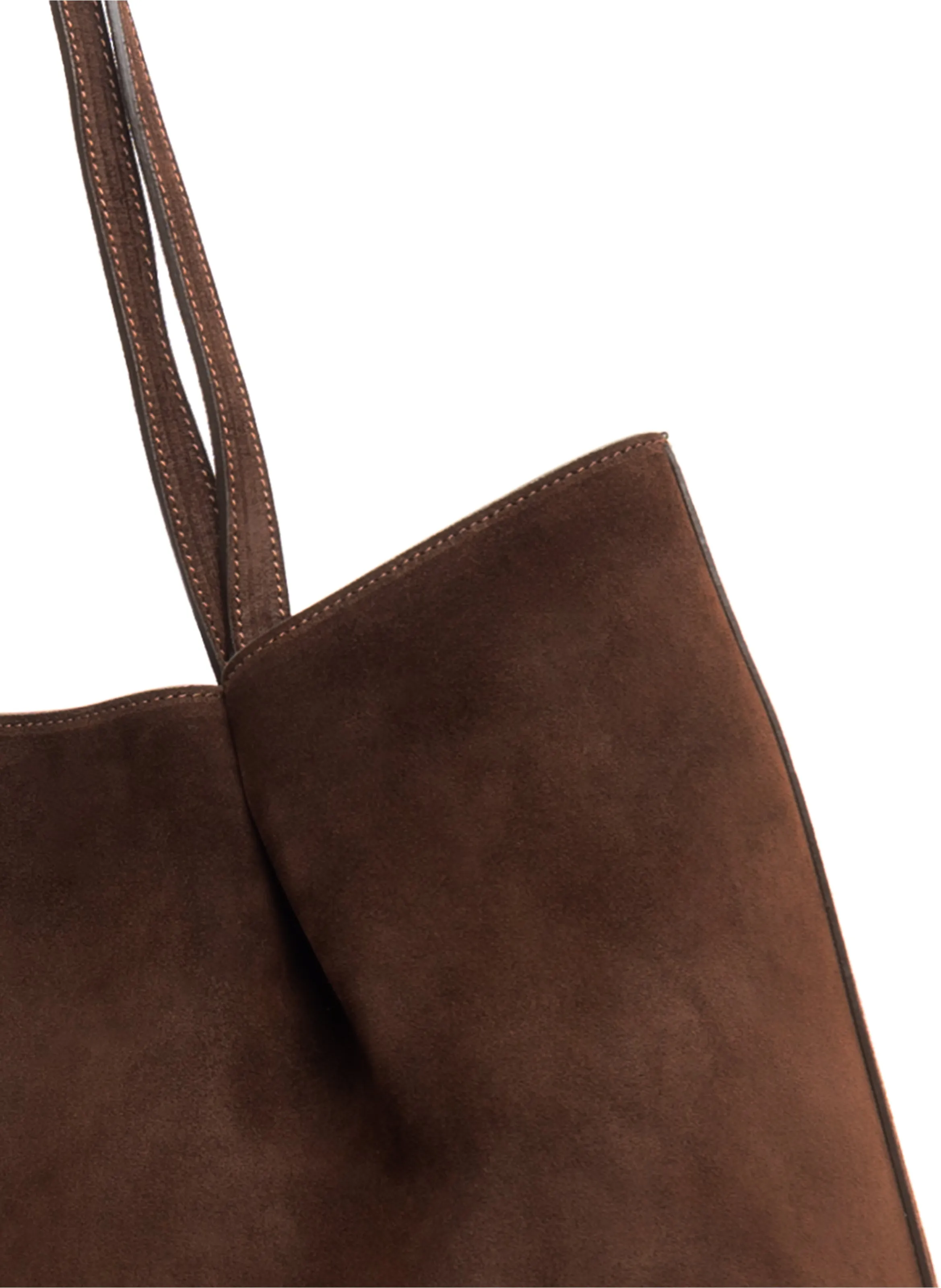 Dimple Tote Suede Brownie sold by Elleme product image thumbnail 3