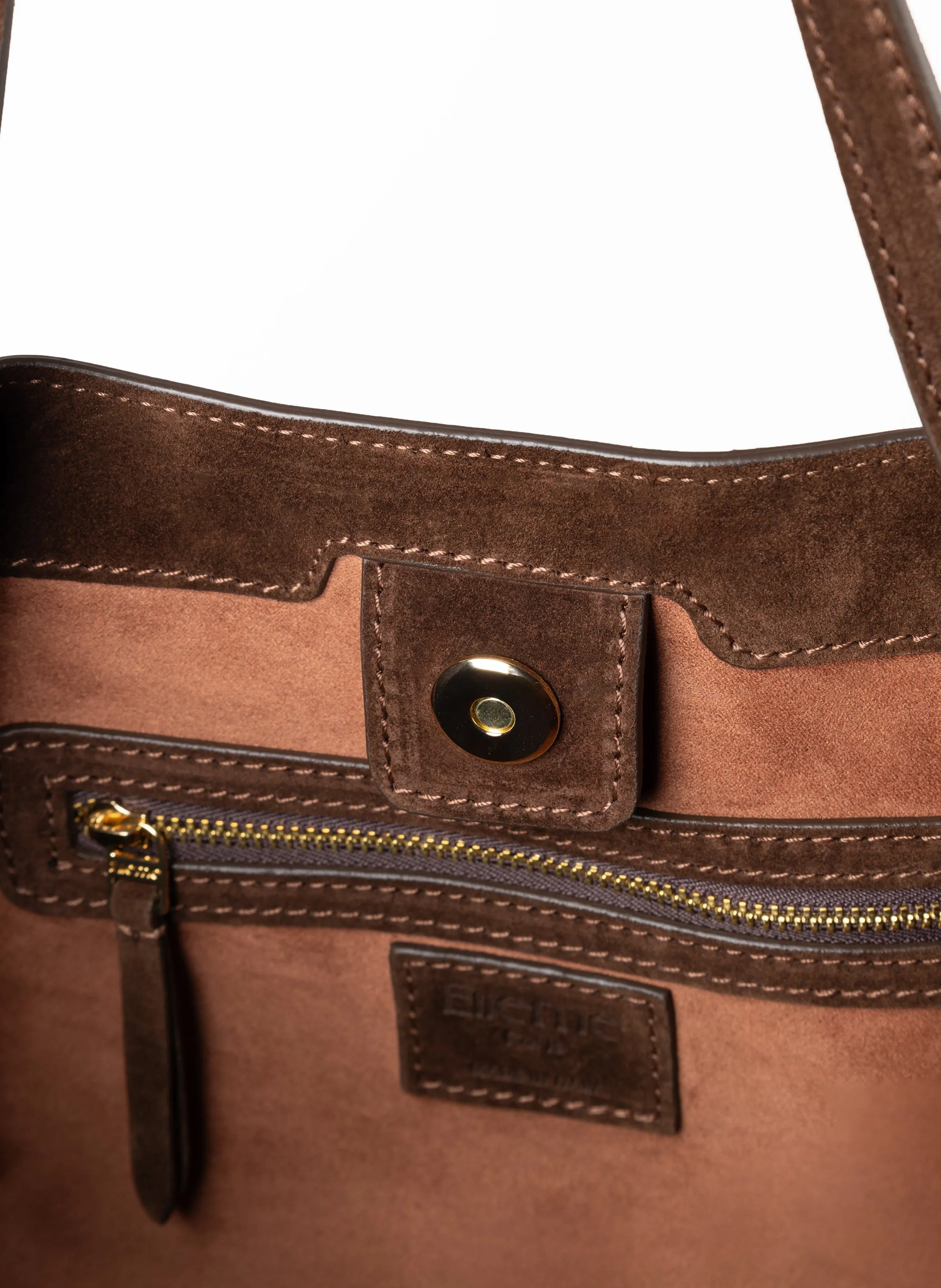 Dimple Tote Suede Brownie sold by Elleme product image thumbnail 4