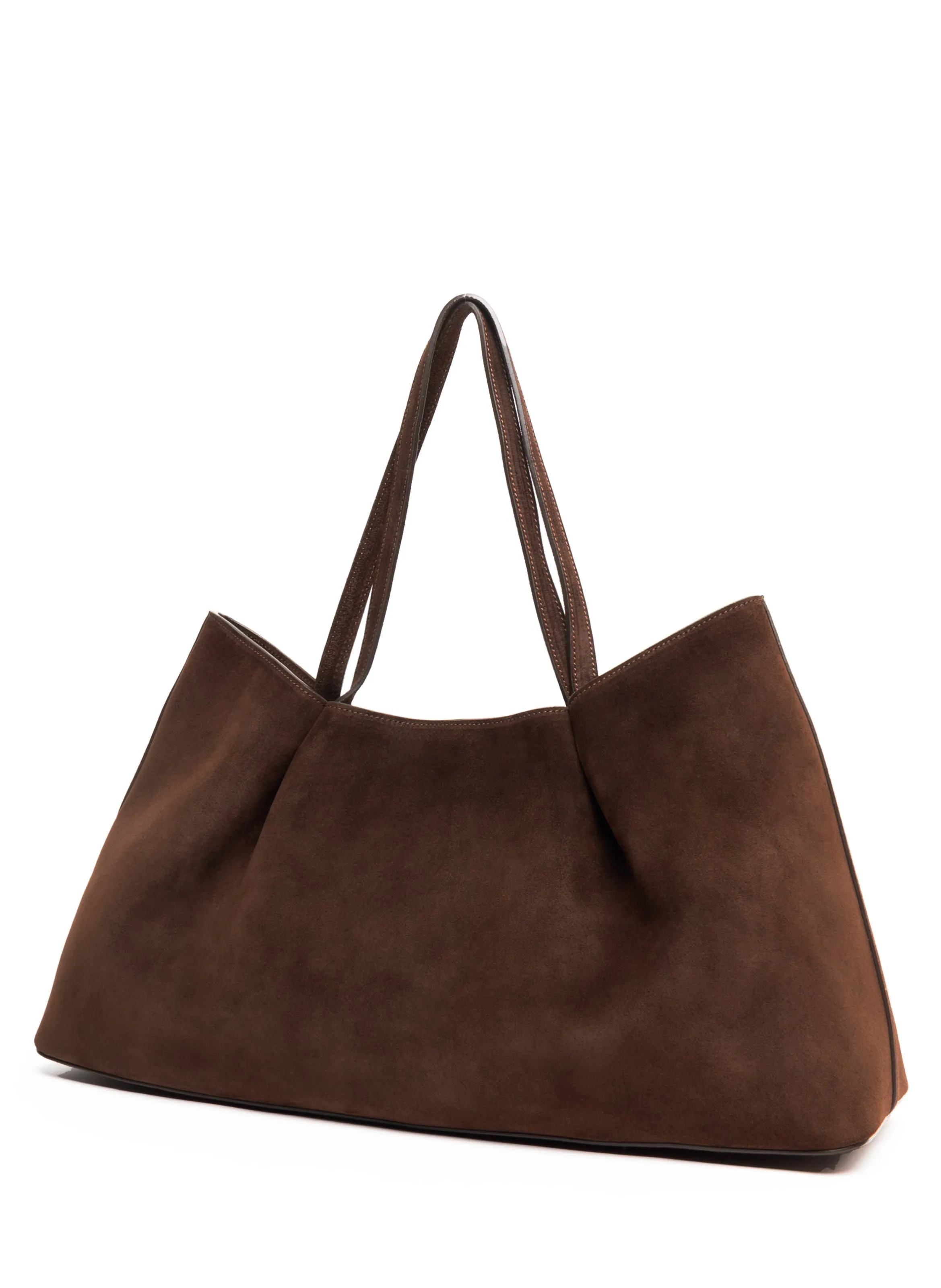 Dimple Tote Suede Brownie sold by Elleme product image thumbnail 2