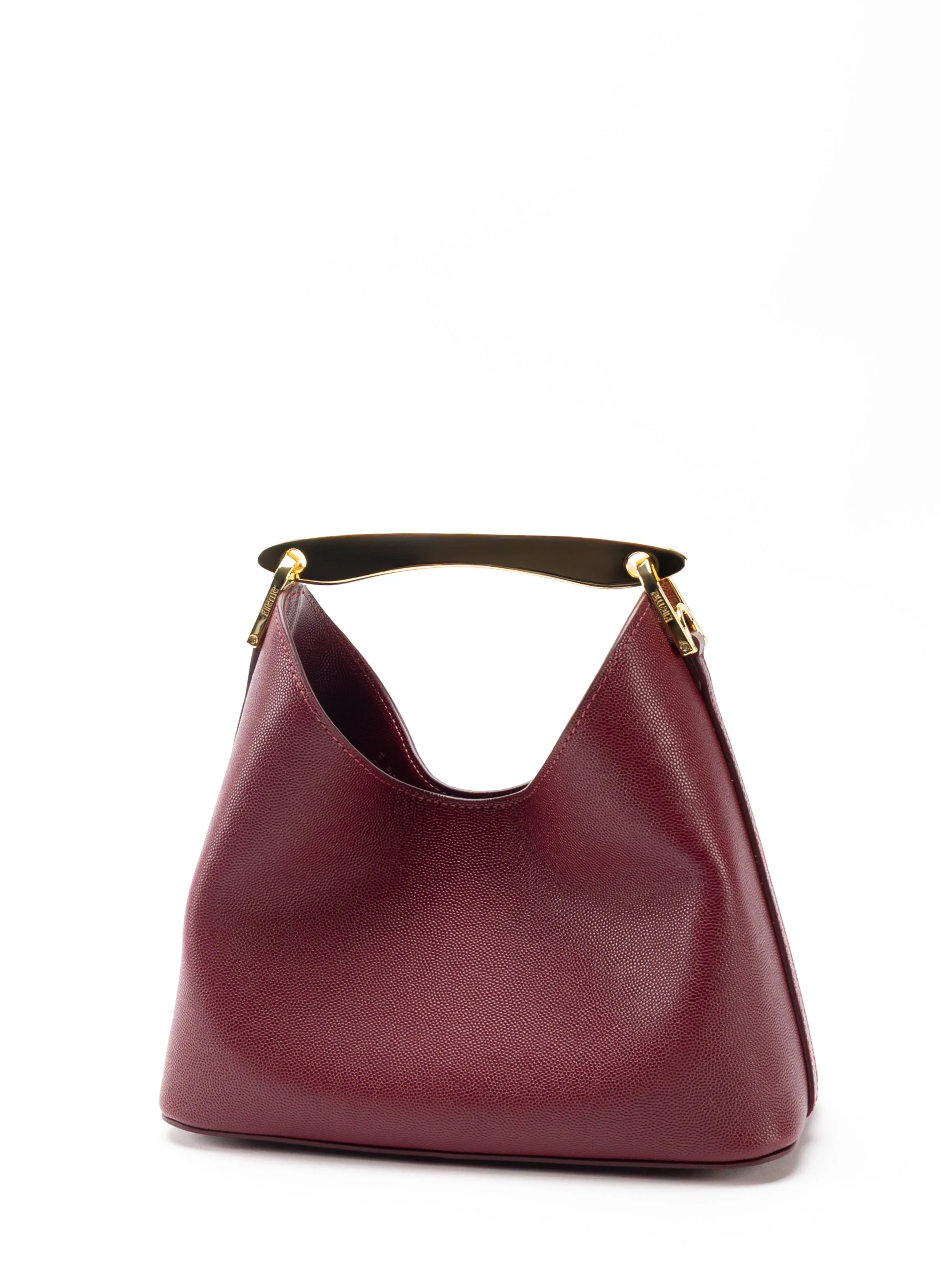 Small Boomerang Caviar Leather Burgundy sold by Elleme product image thumbnail 2