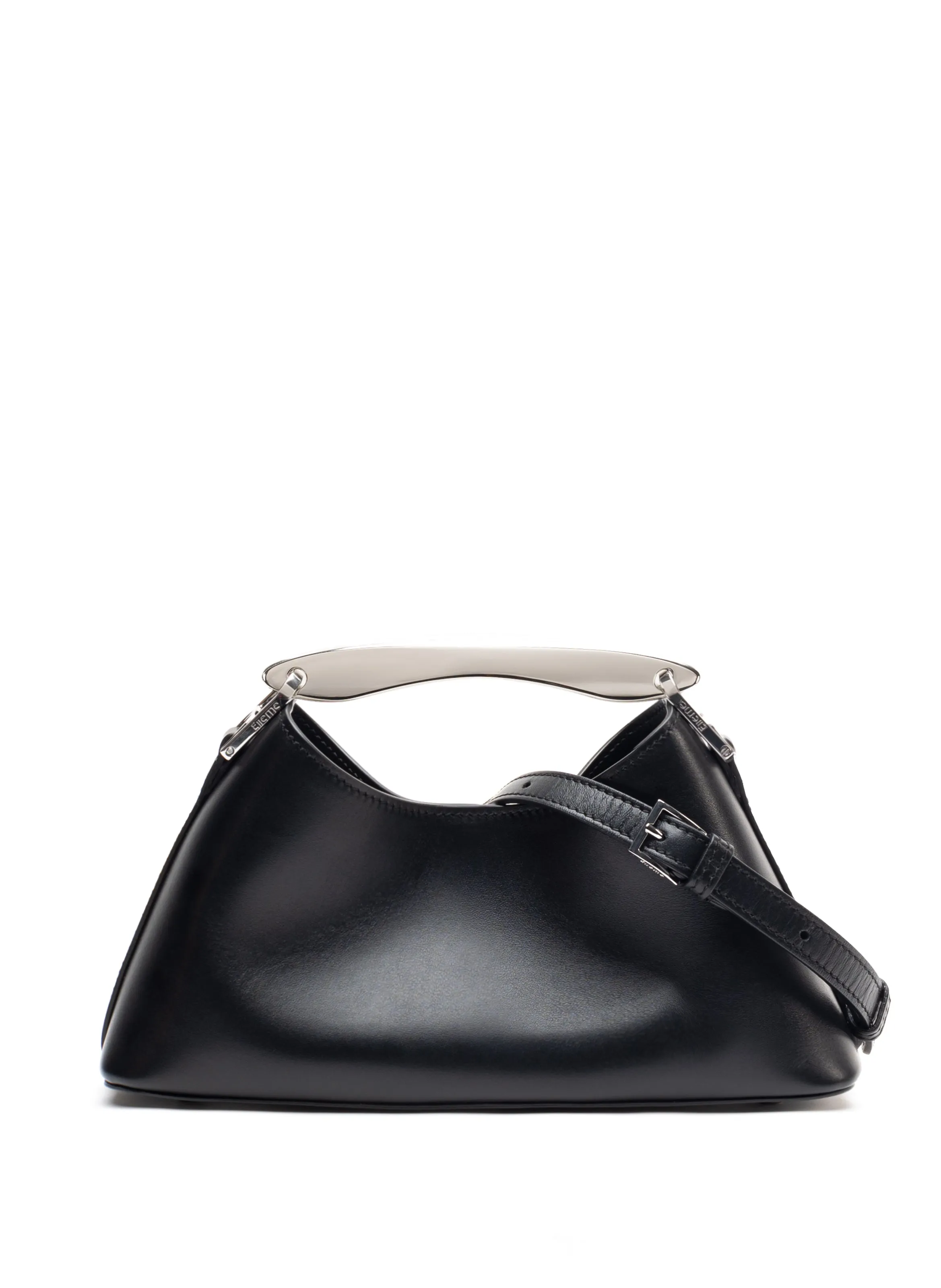 Mini Boomerang Leather Black - Silver sold by Elleme product image thumbnail 3