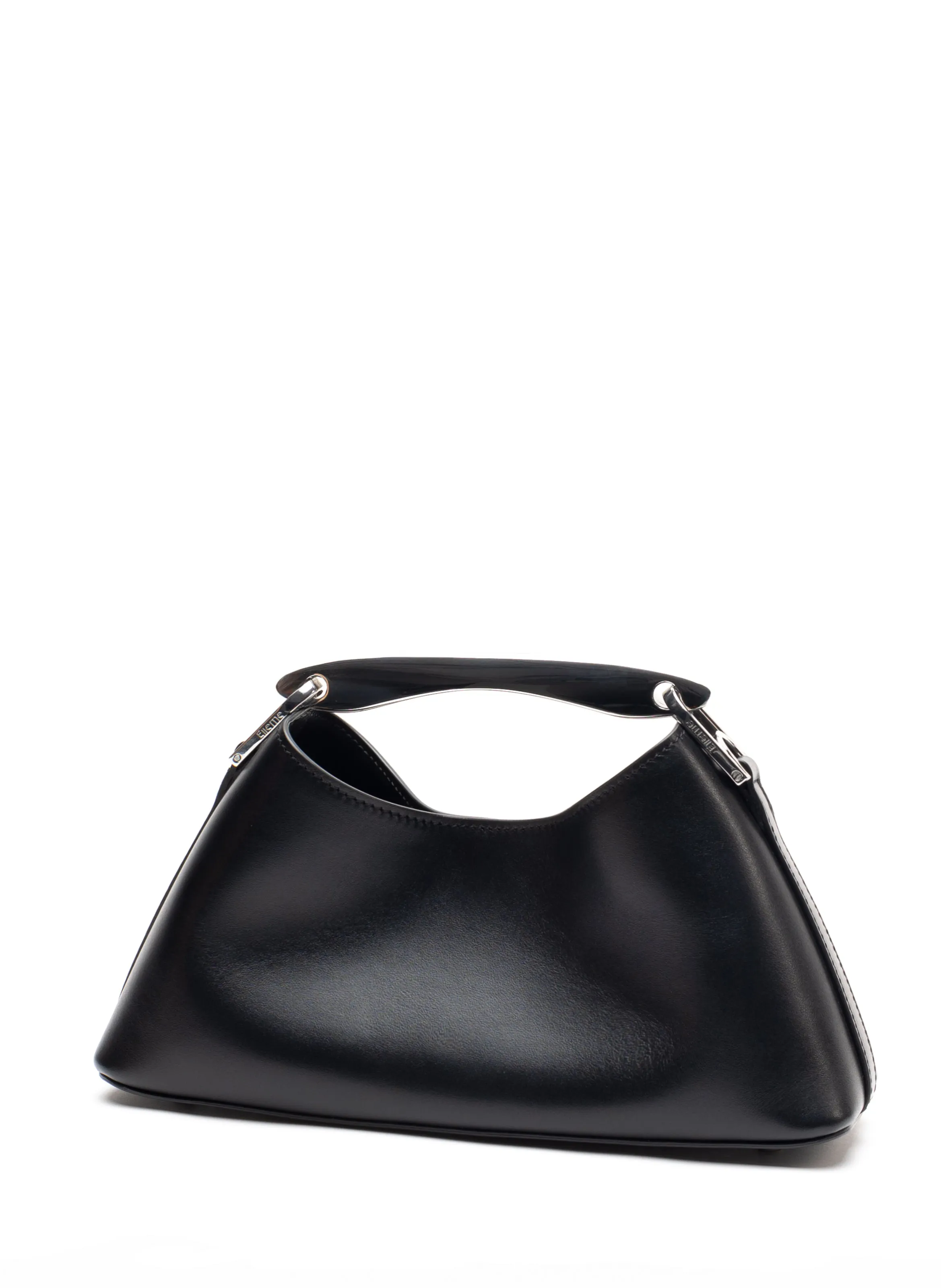 Mini Boomerang Leather Black - Silver sold by Elleme product image thumbnail 2