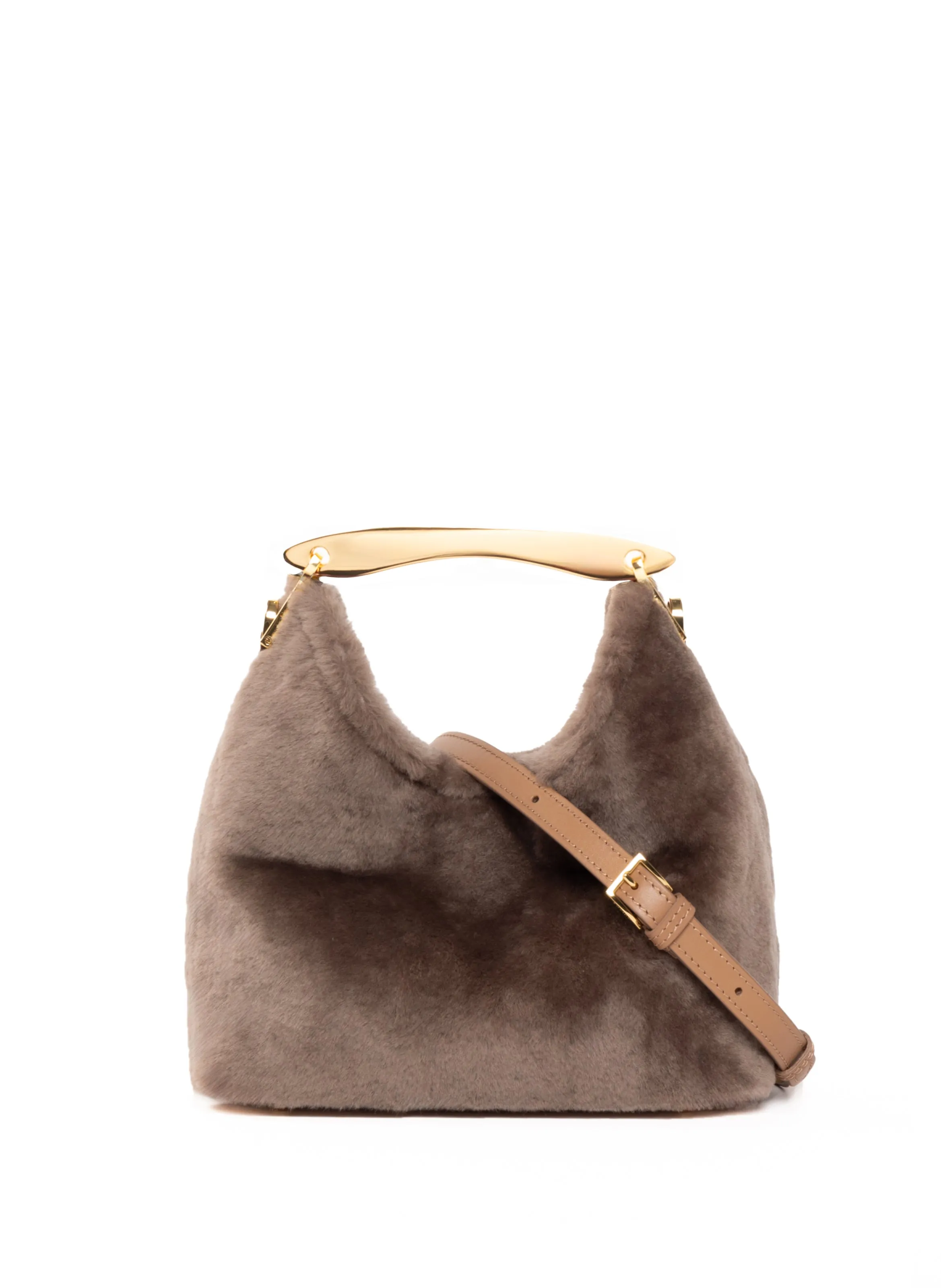 Small Boomerang Shearling Taupe sold by Elleme product image thumbnail 4