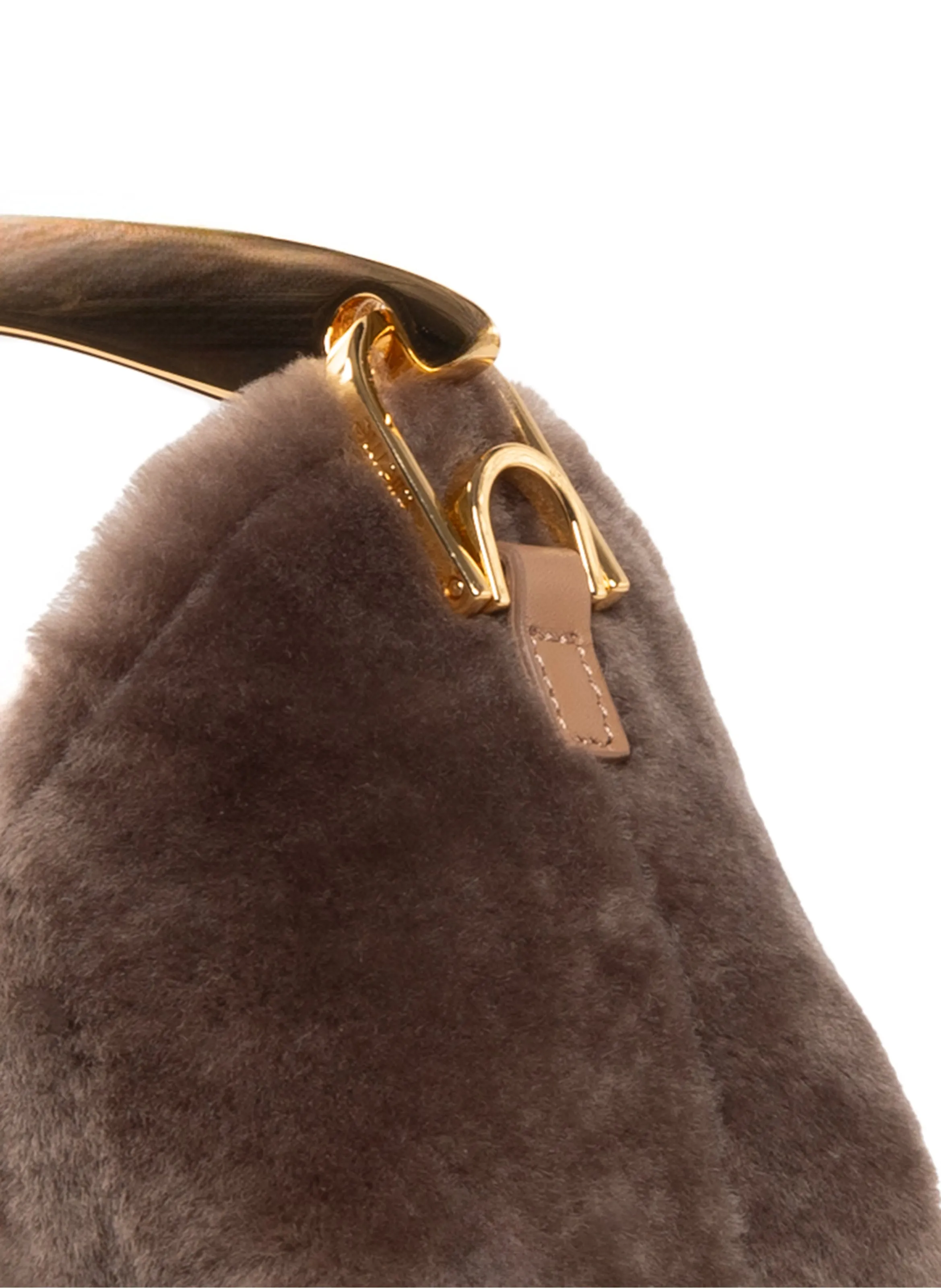 Small Boomerang Shearling Taupe sold by Elleme product image thumbnail 5