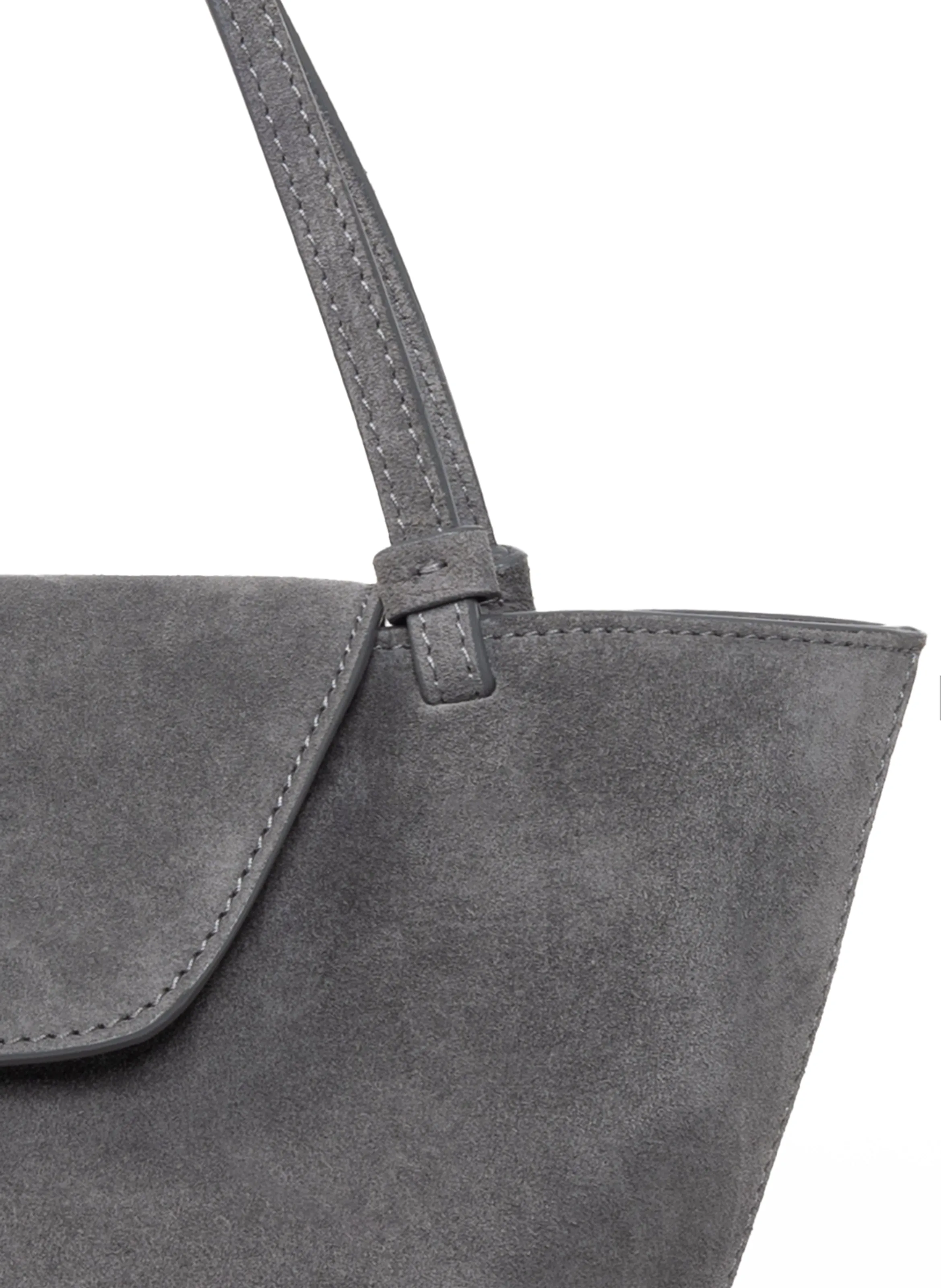 Courrier Tote Suede Grey sold by Elleme product image thumbnail 4