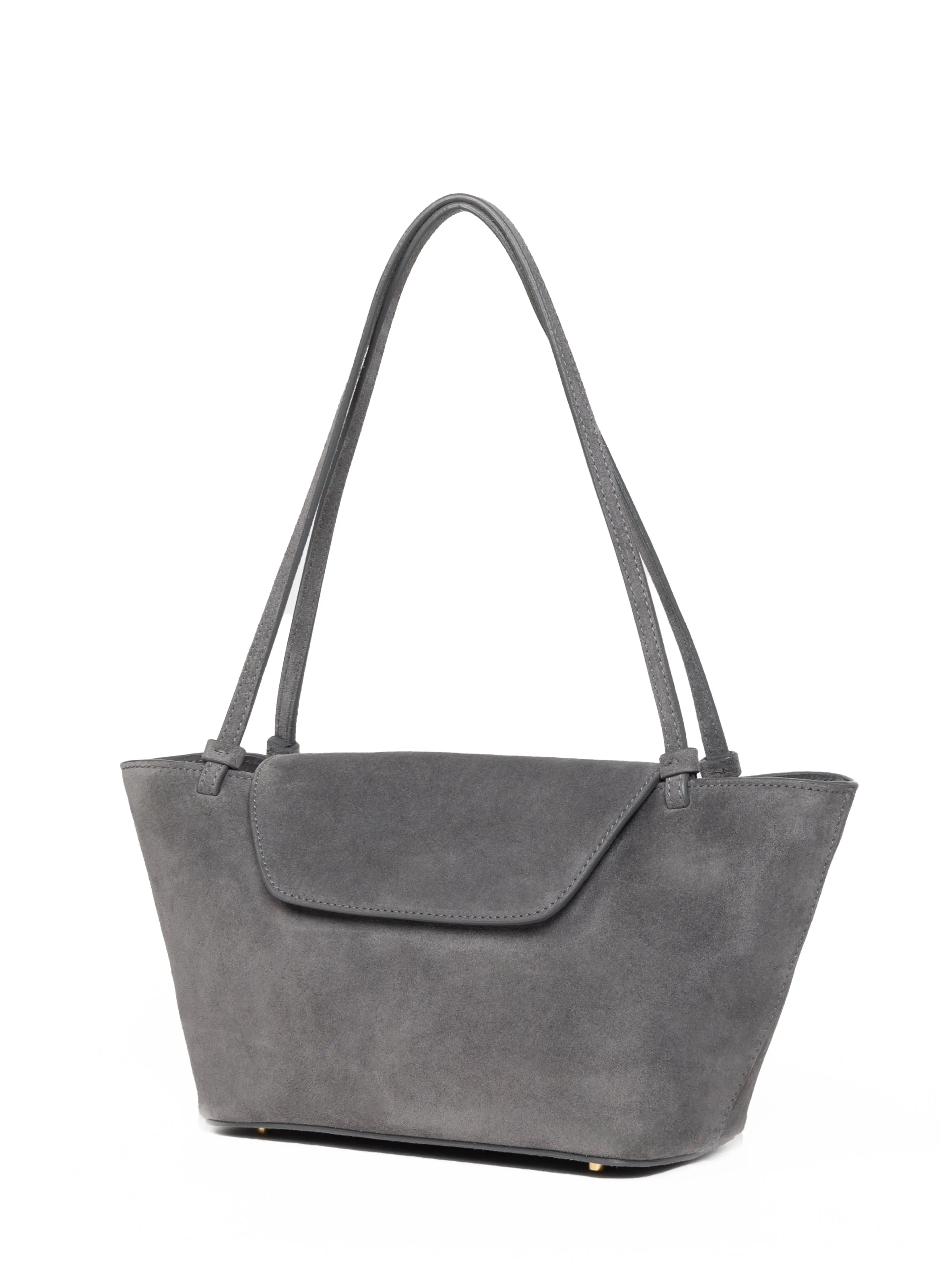 Courrier Tote Suede Grey sold by Elleme product image thumbnail 3